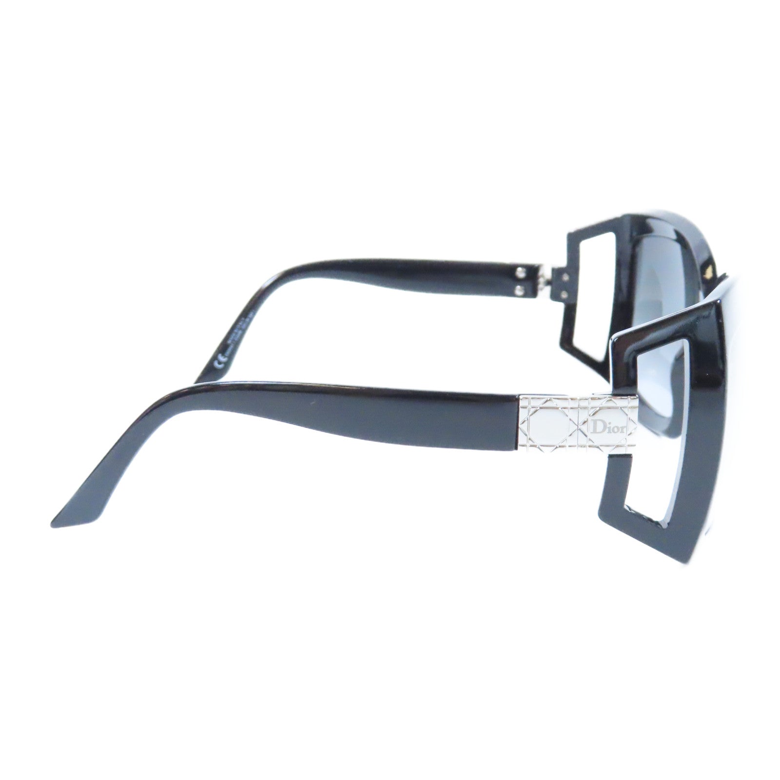 Dior PVC Sunglasses銀扣太陽眼鏡黑色