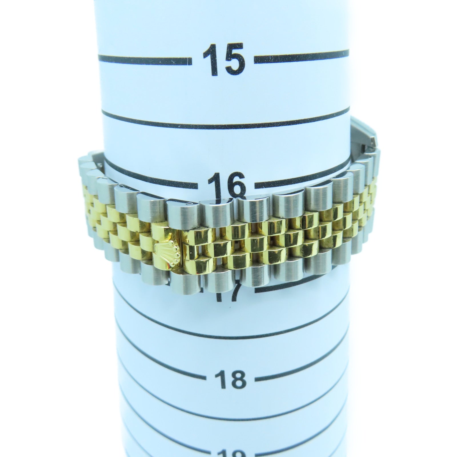 ROLEX Datejust18K黃金/不鏽鋼鑽石手錶自動機芯金色