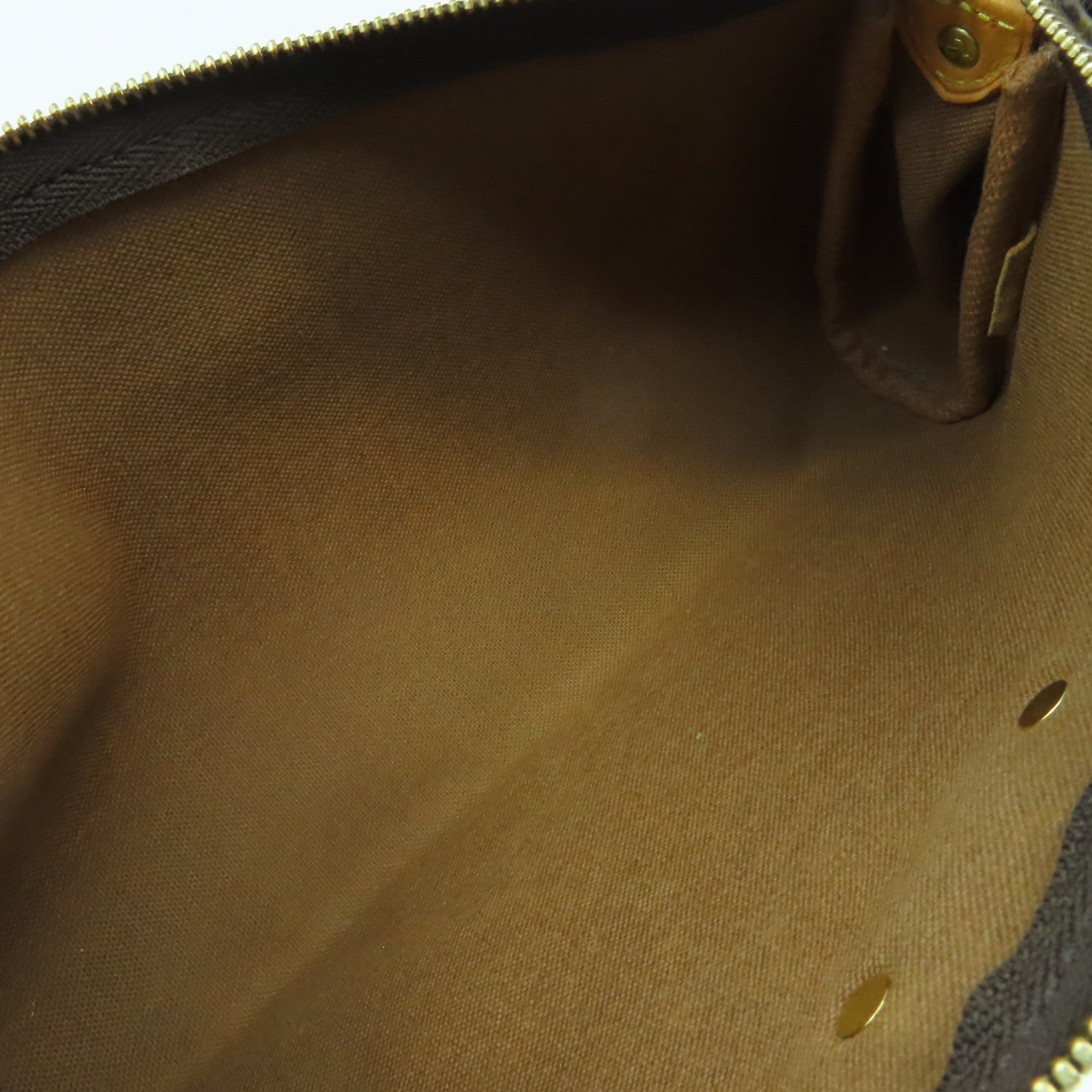 LOUIS VUITTON Monogram Eva Shoulder Bag金扣手挽袋啡色