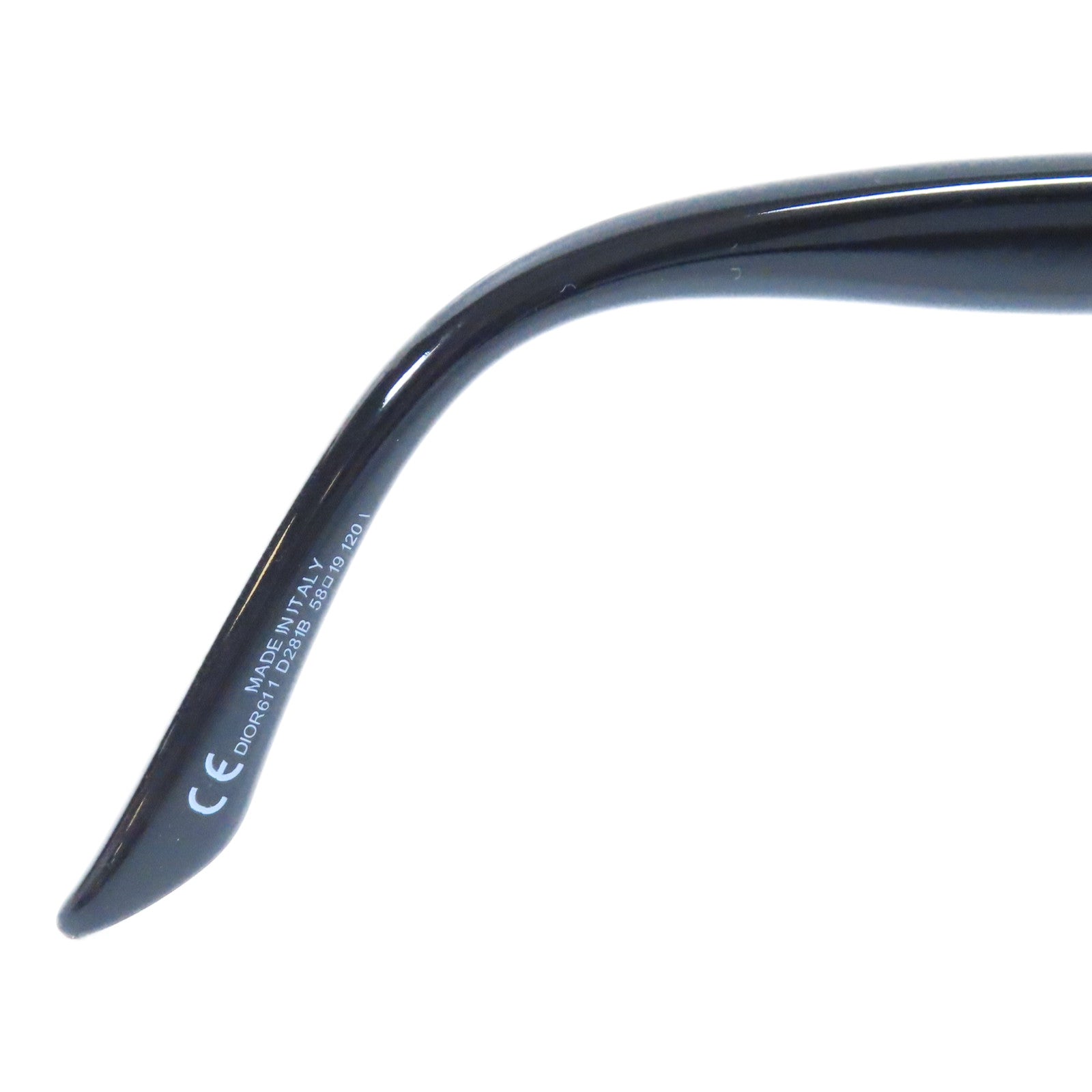 Dior PVC Sunglasses銀扣太陽眼鏡黑色