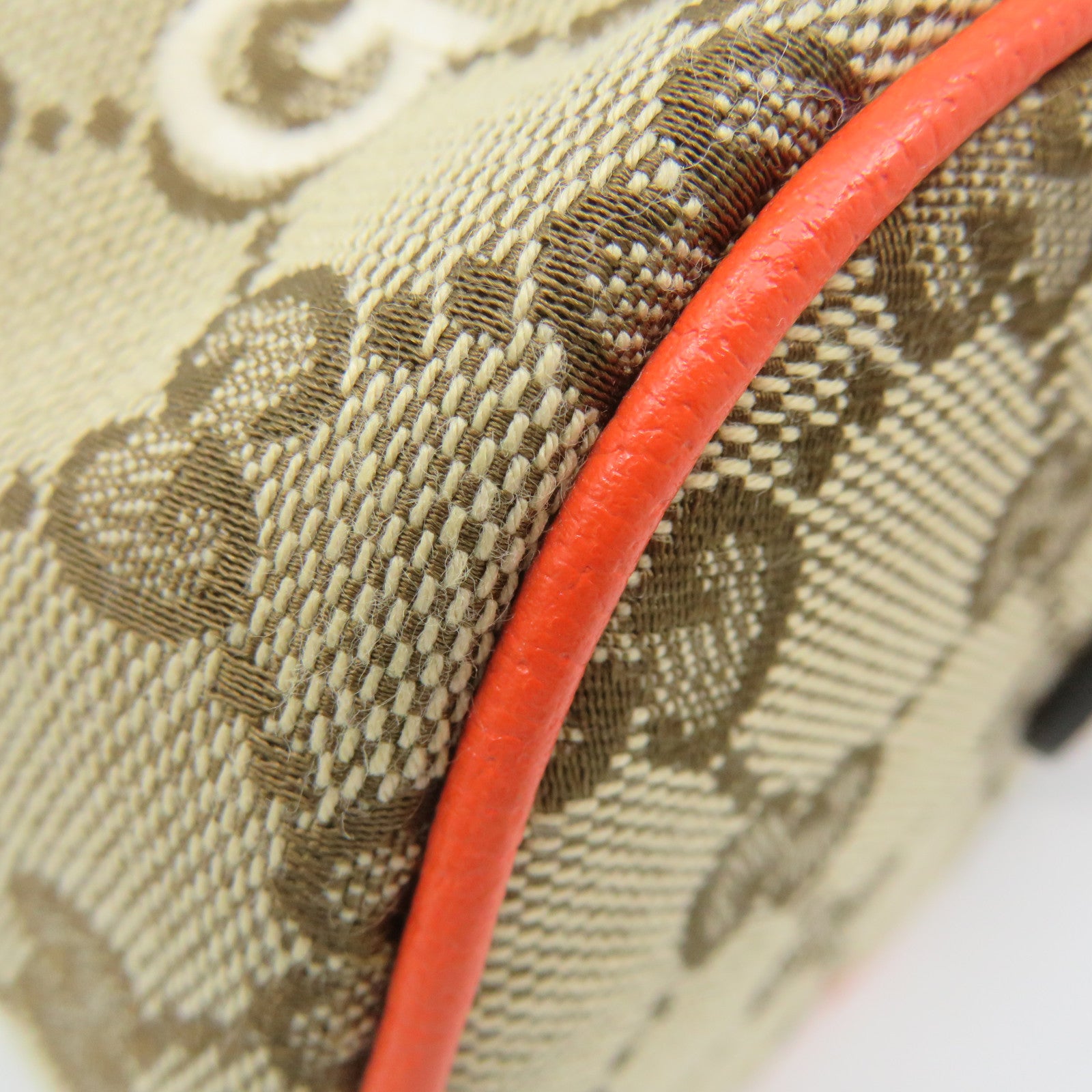 GUCCI GG Canvas The North Face X Gucci Shoulder Bag Brown/Orange