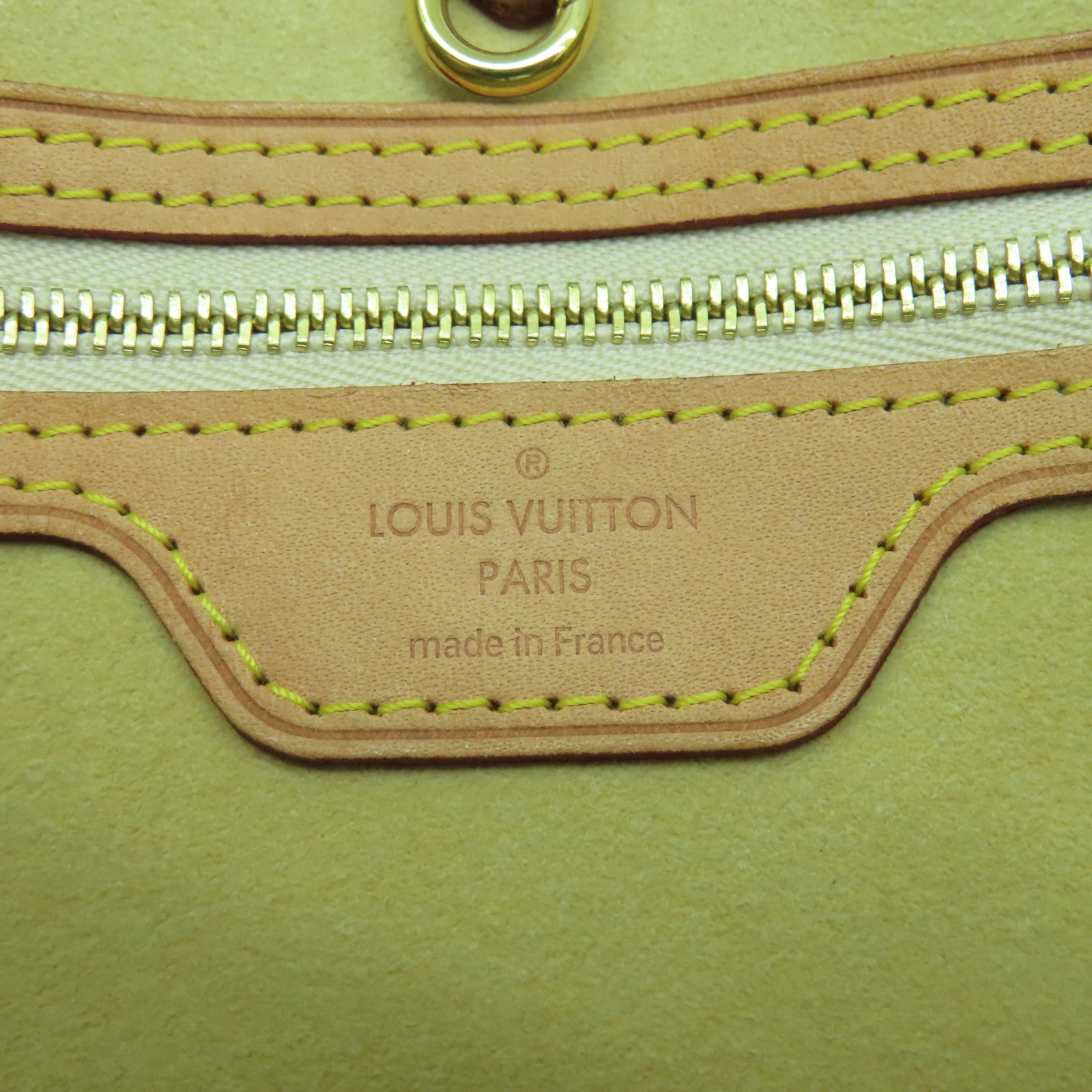 LOUIS VUITTON Damier Azur Hampstead PM金扣手挽袋白色
