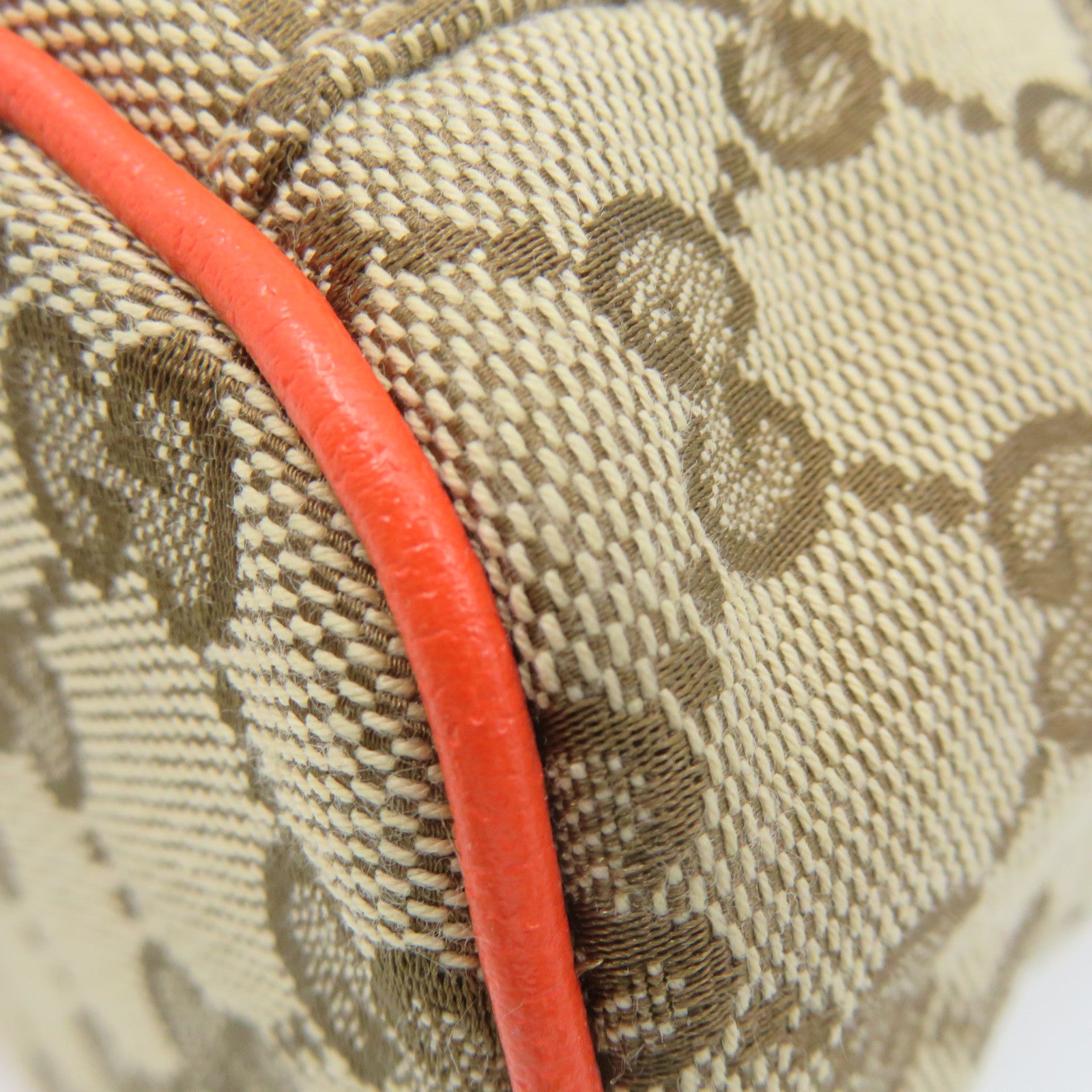GUCCI GG Canvas The North Face X Gucci Shoulder Bag Brown/Orange