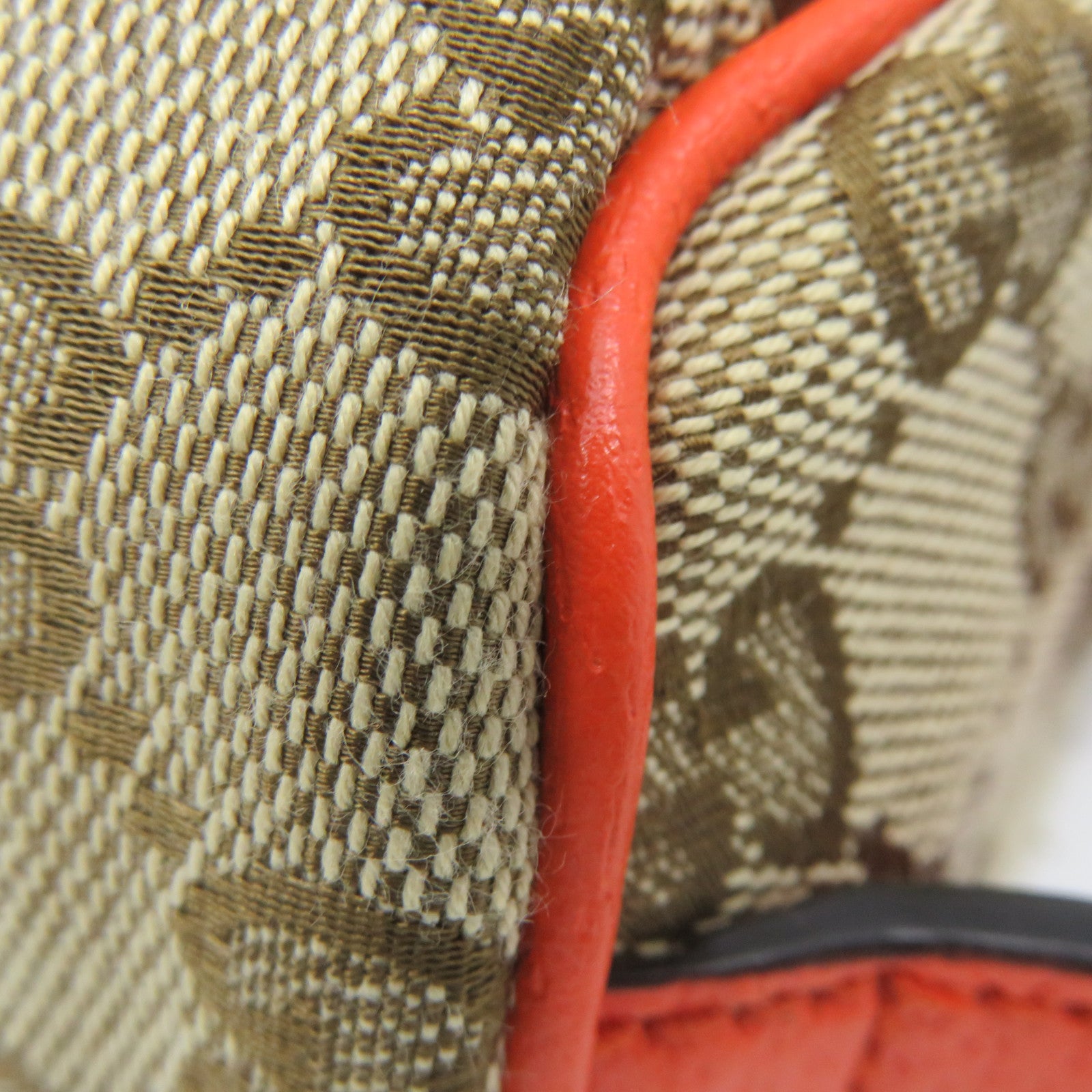 GUCCI GG Canvas The North Face X Gucci Shoulder Bag Brown/Orange