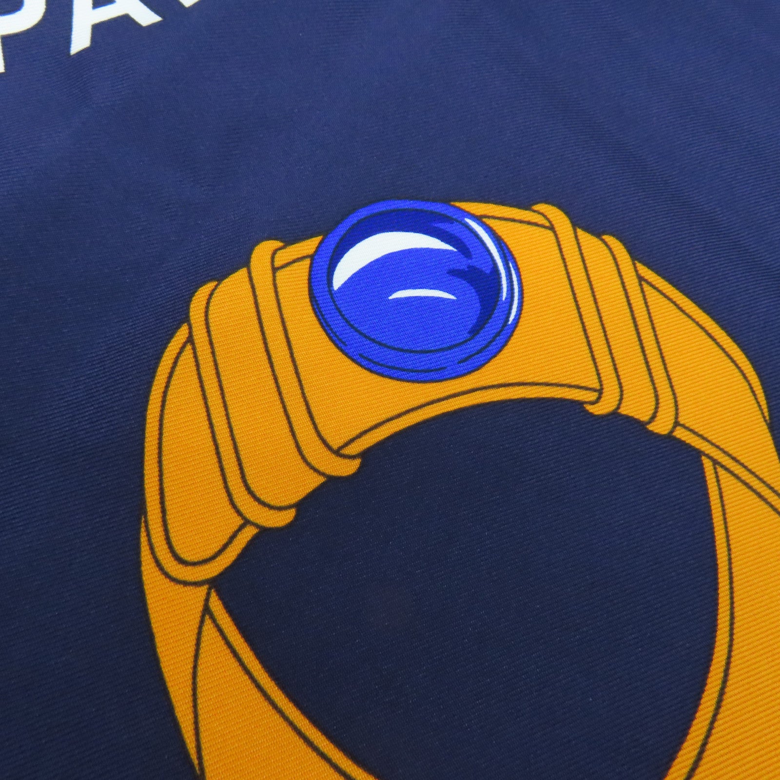 HERMES Silk Scarf Blue