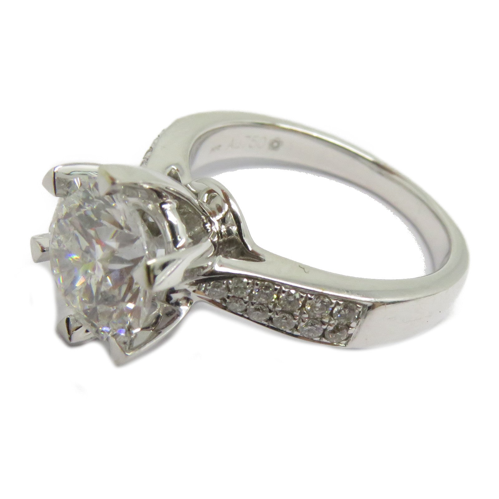 JEWELRY 18K白金Diamond Ring 2.01ct鑽石戒指US#4.75