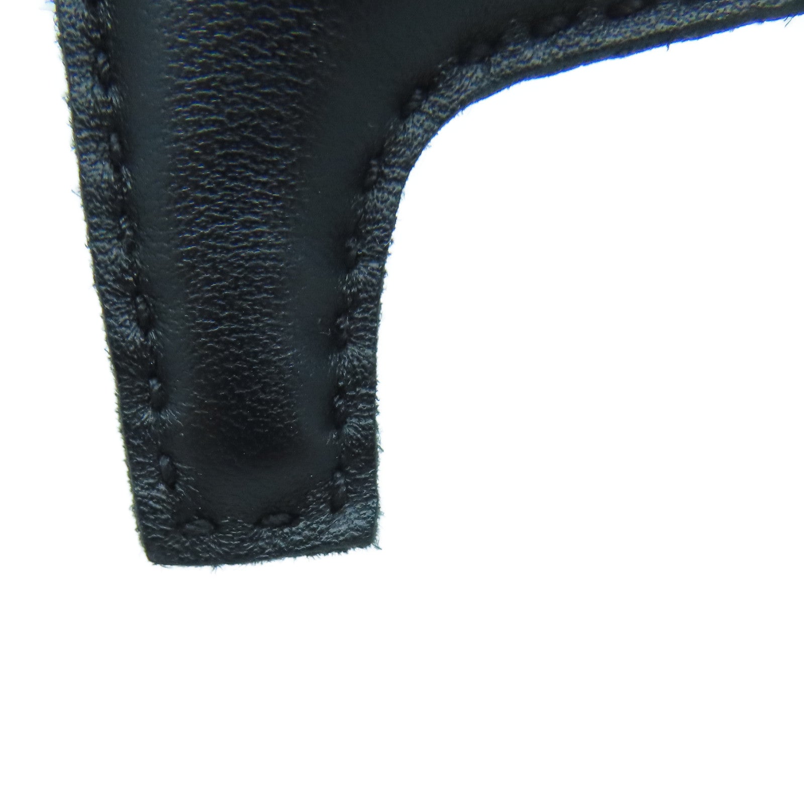 HERMES Swift皮革Rodeo PM掛飾黑色