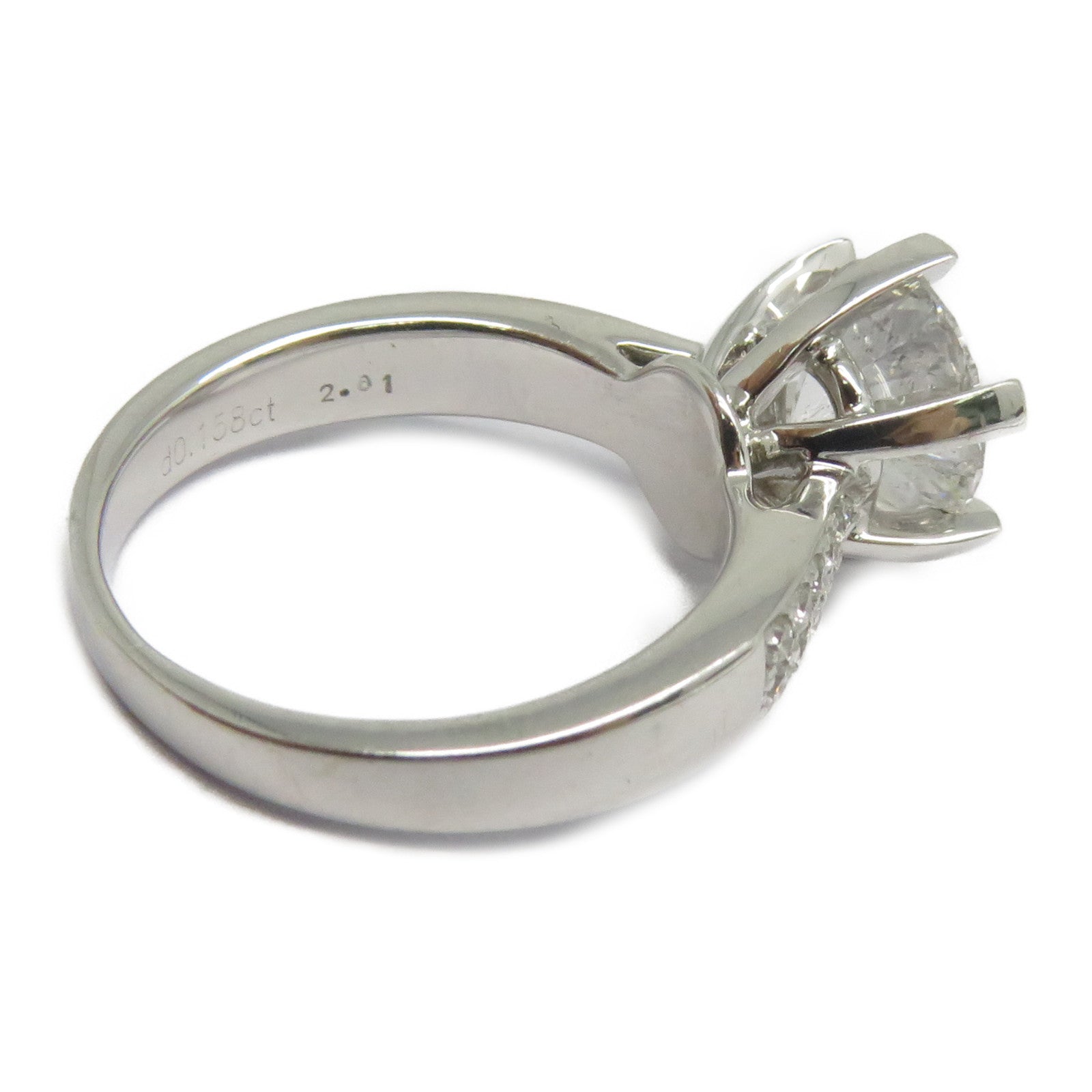 JEWELRY 18K白金Diamond Ring 2.01ct鑽石戒指US#4.75