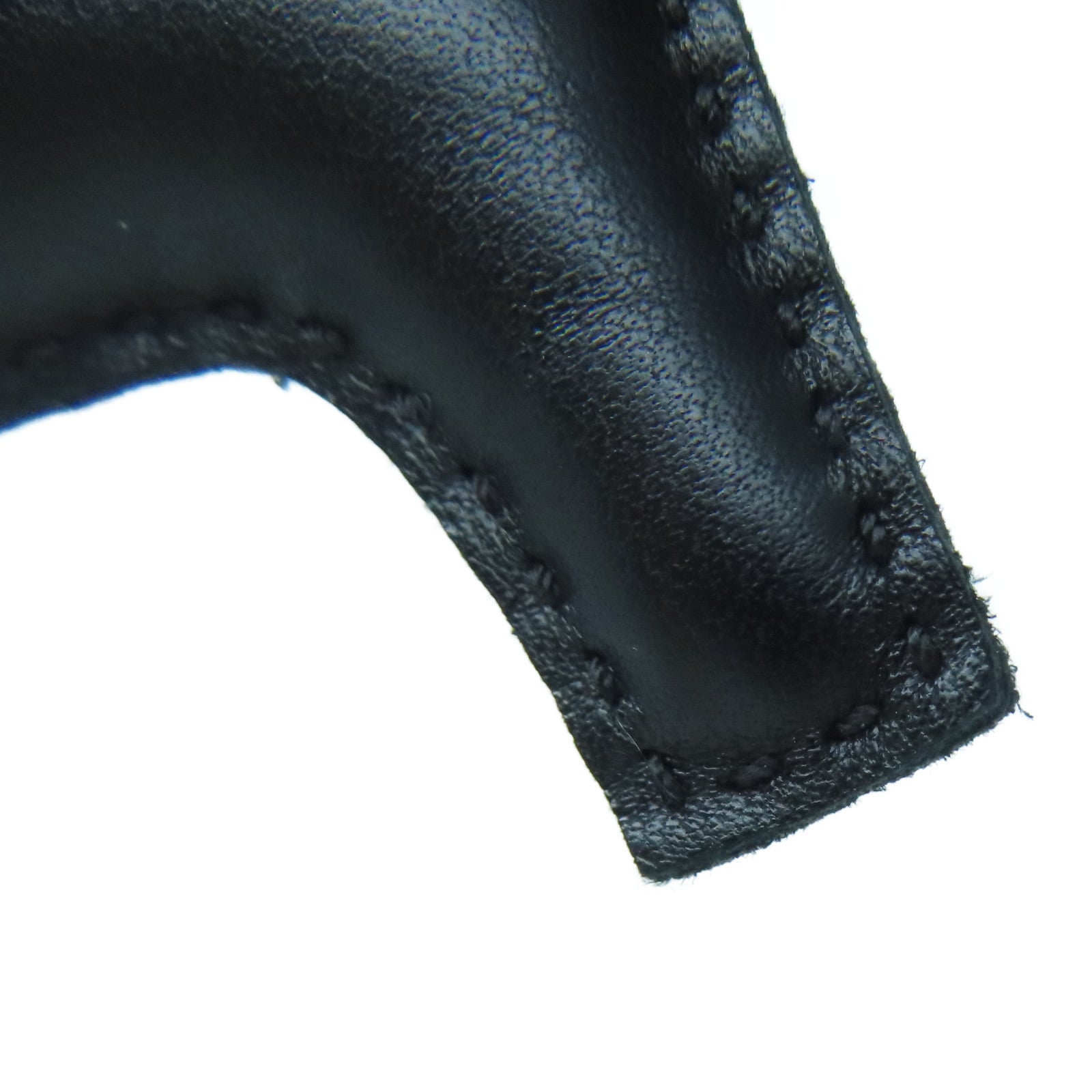 HERMES Swift皮革Rodeo PM掛飾黑色