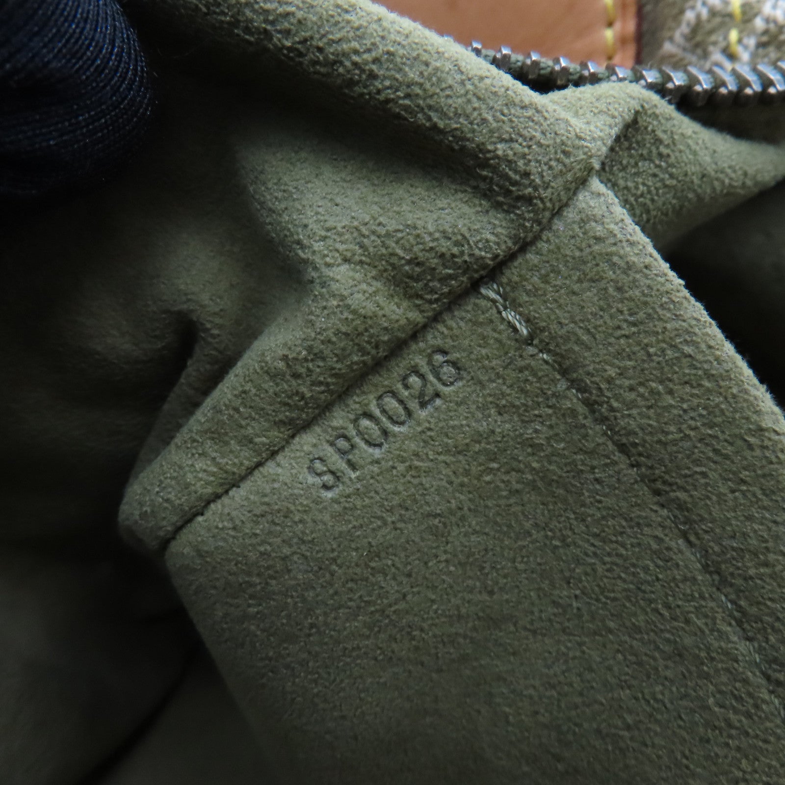 LOUIS VUITTON Monogram Denim Neo Speedy Gold Buckle Bag Khaki