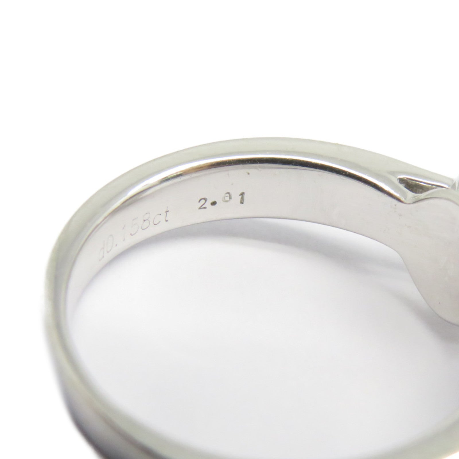 JEWELRY 18K白金Diamond Ring 2.01ct鑽石戒指US#4.75