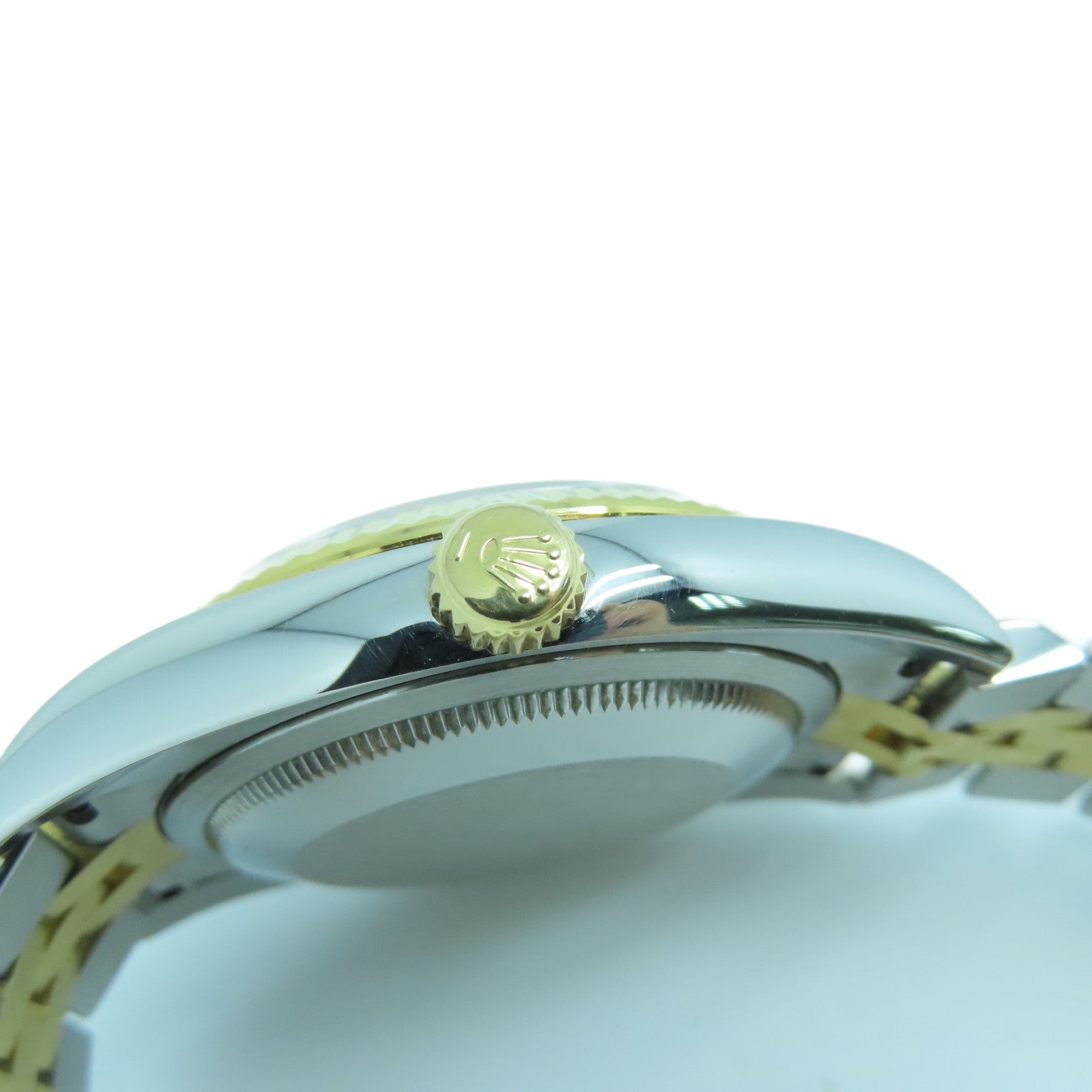 ROLEX Datejust18K黃金/不鏽鋼鑽石手錶自動機芯金色