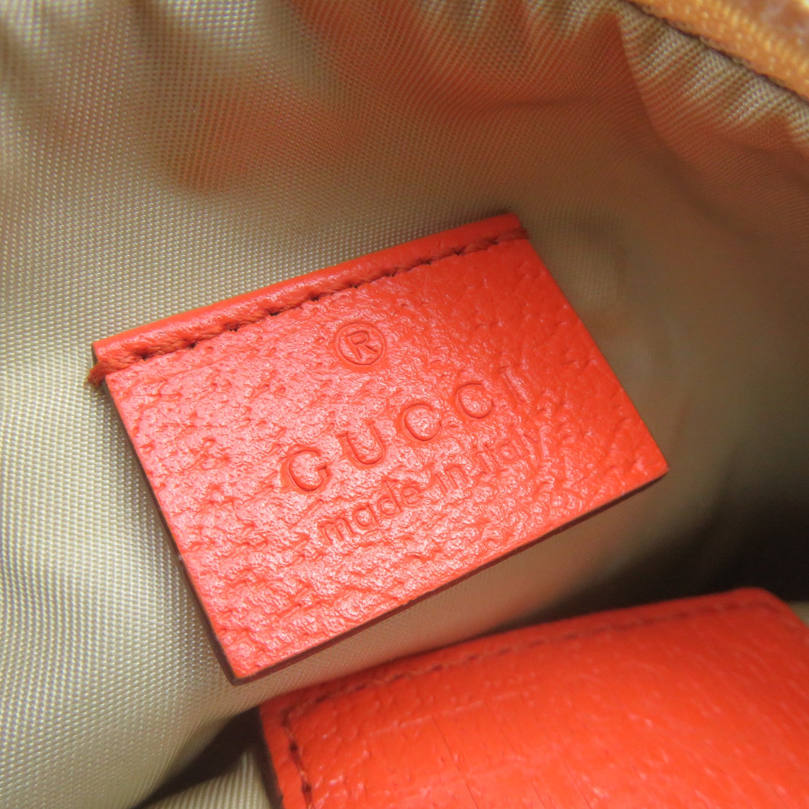 GUCCI GG Canvas The North Face X Gucci Shoulder Bag Brown/Orange