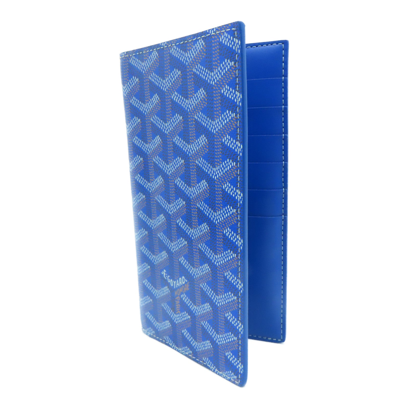 GOYARD 涂层帆布Saint-Roch Wallet长钱包蓝色