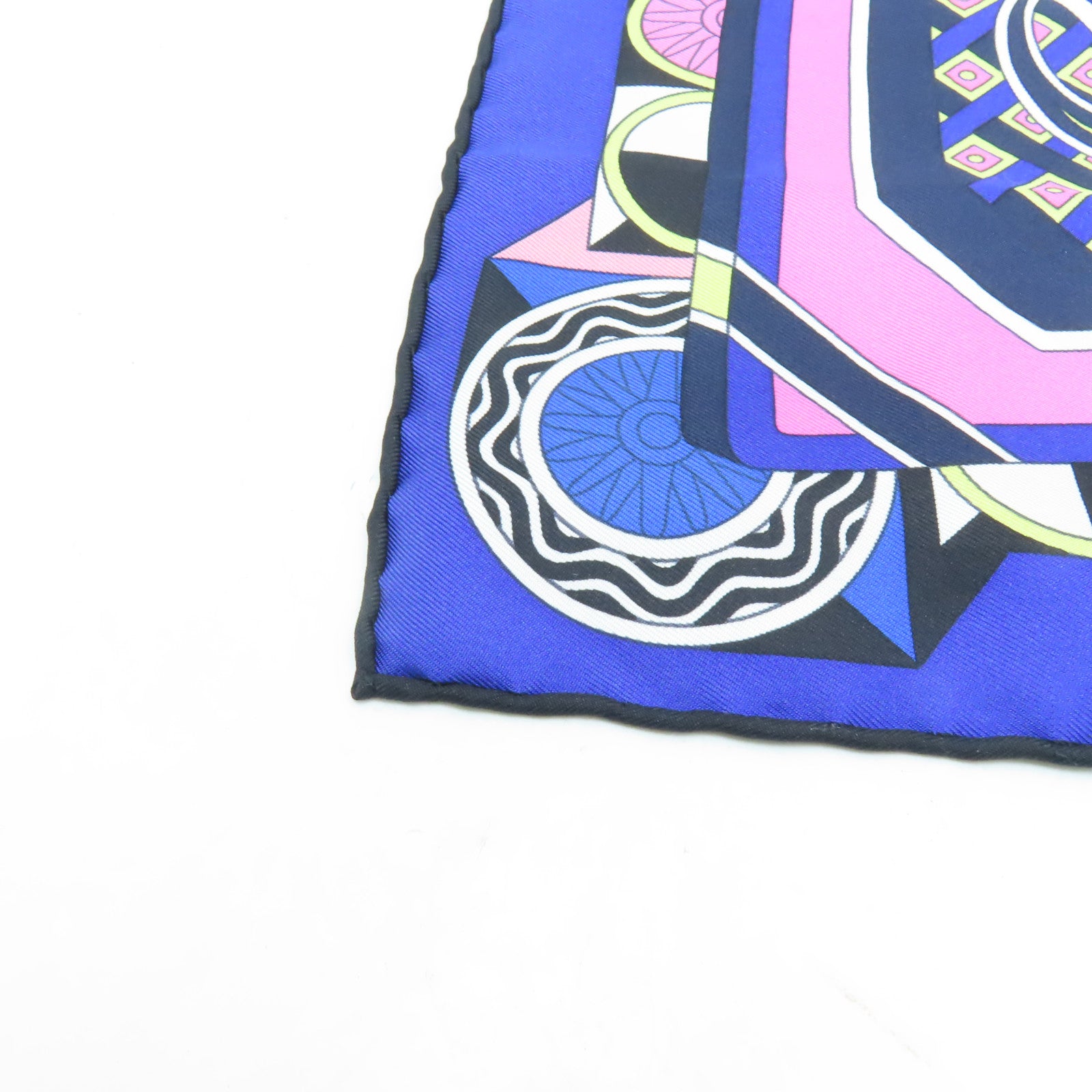HERMES 絲質Scarf絲巾藍色/彩色