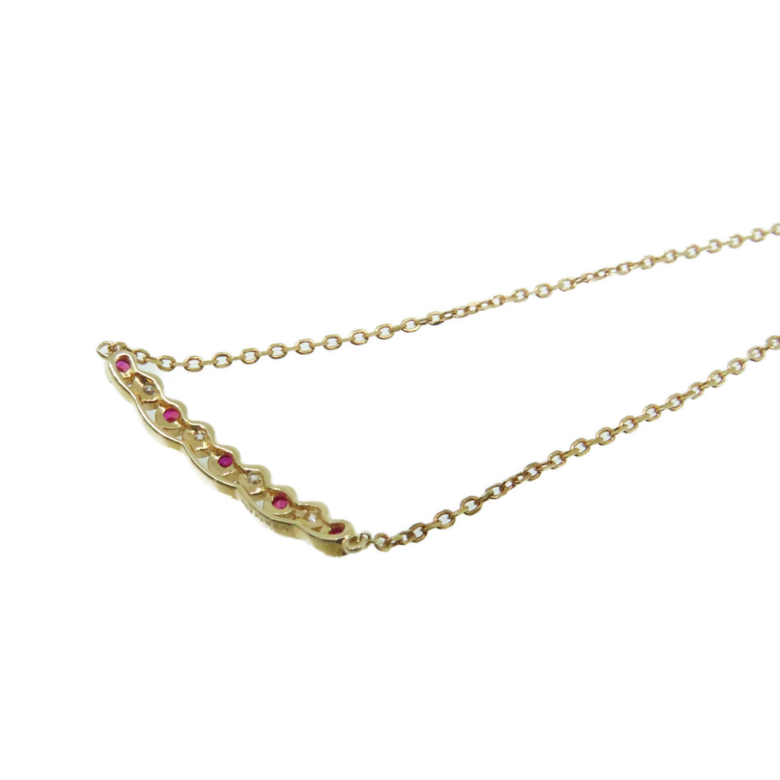 JEWELRY 【激減優惠】18K玫瑰金/0.05ct紅寶石/0.03ct鑽石Ruby Bracelet手鏈