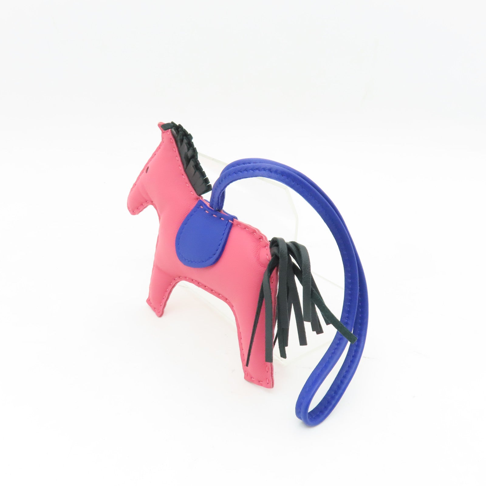 HERMES Swift Leather Rodeo MM Charm Charm Pink/Blue/Green