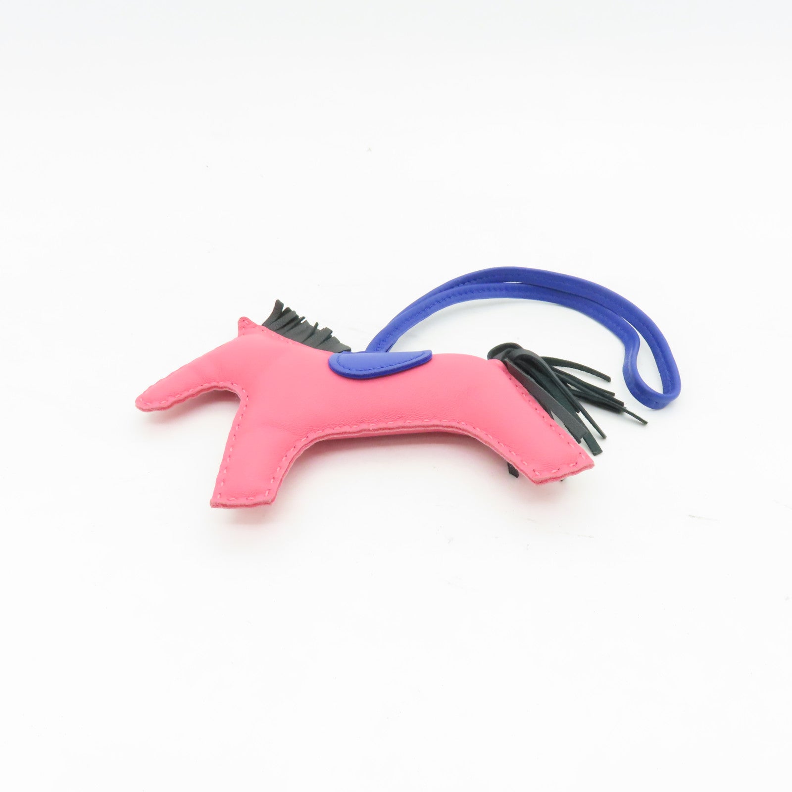 HERMES Swift Leather Rodeo MM Charm Charm Pink/Blue/Green