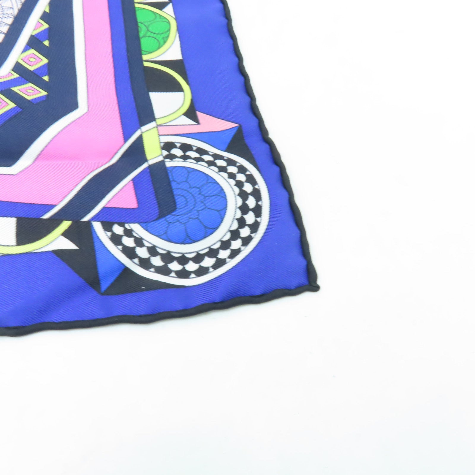 HERMES 絲質Scarf絲巾藍色/彩色