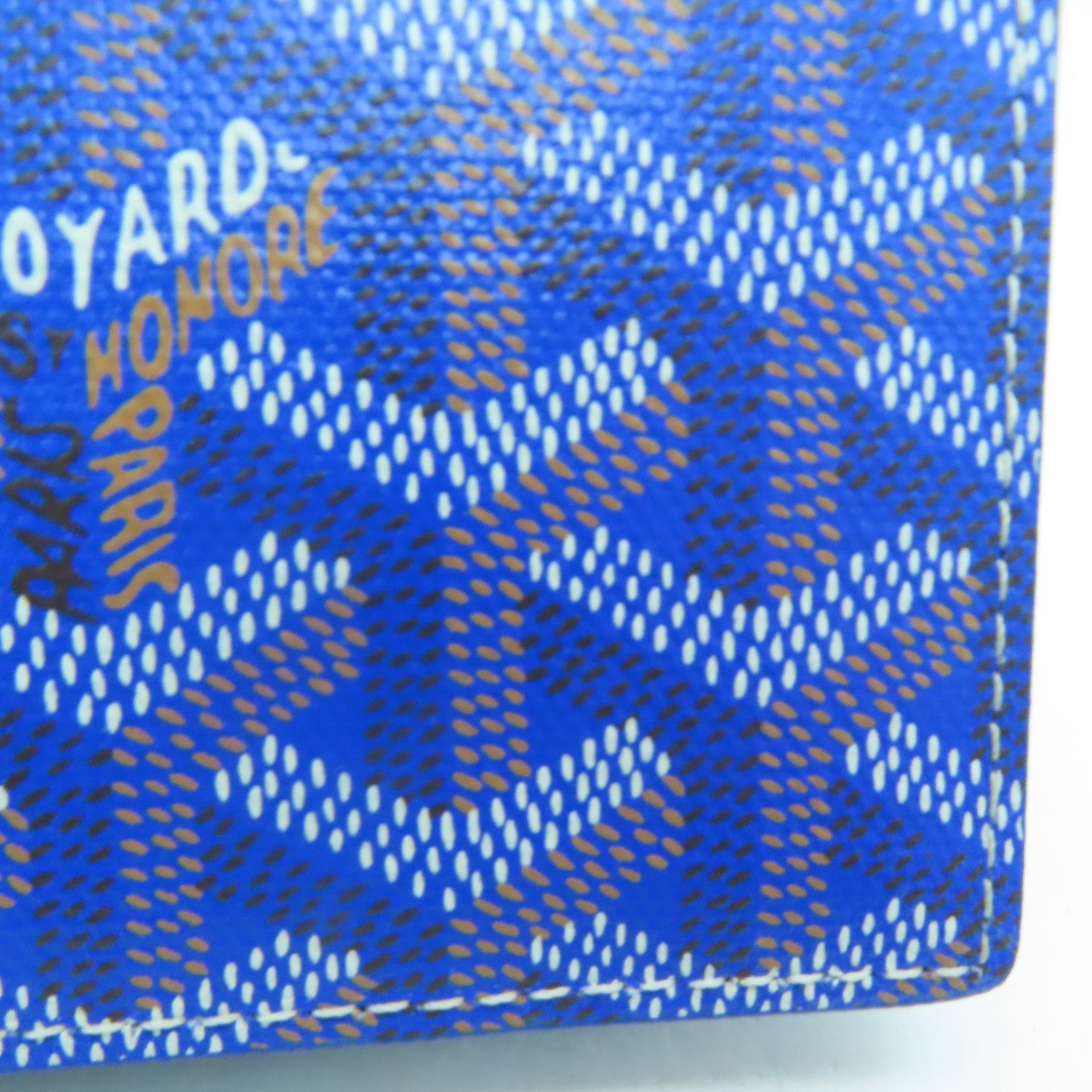 GOYARD 涂层帆布Saint-Roch Wallet长钱包蓝色