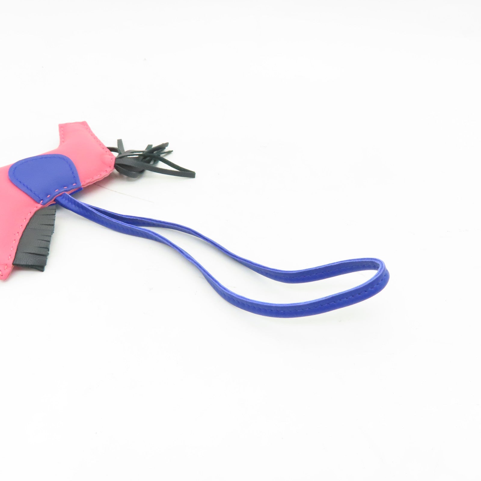 HERMES Swift Leather Rodeo MM Charm Charm Pink/Blue/Green
