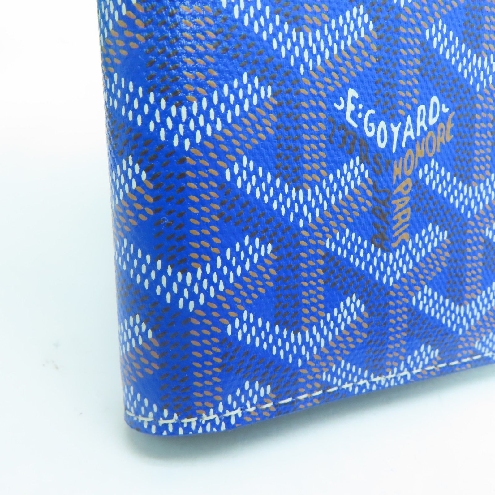 GOYARD 涂层帆布Saint-Roch Wallet长钱包蓝色