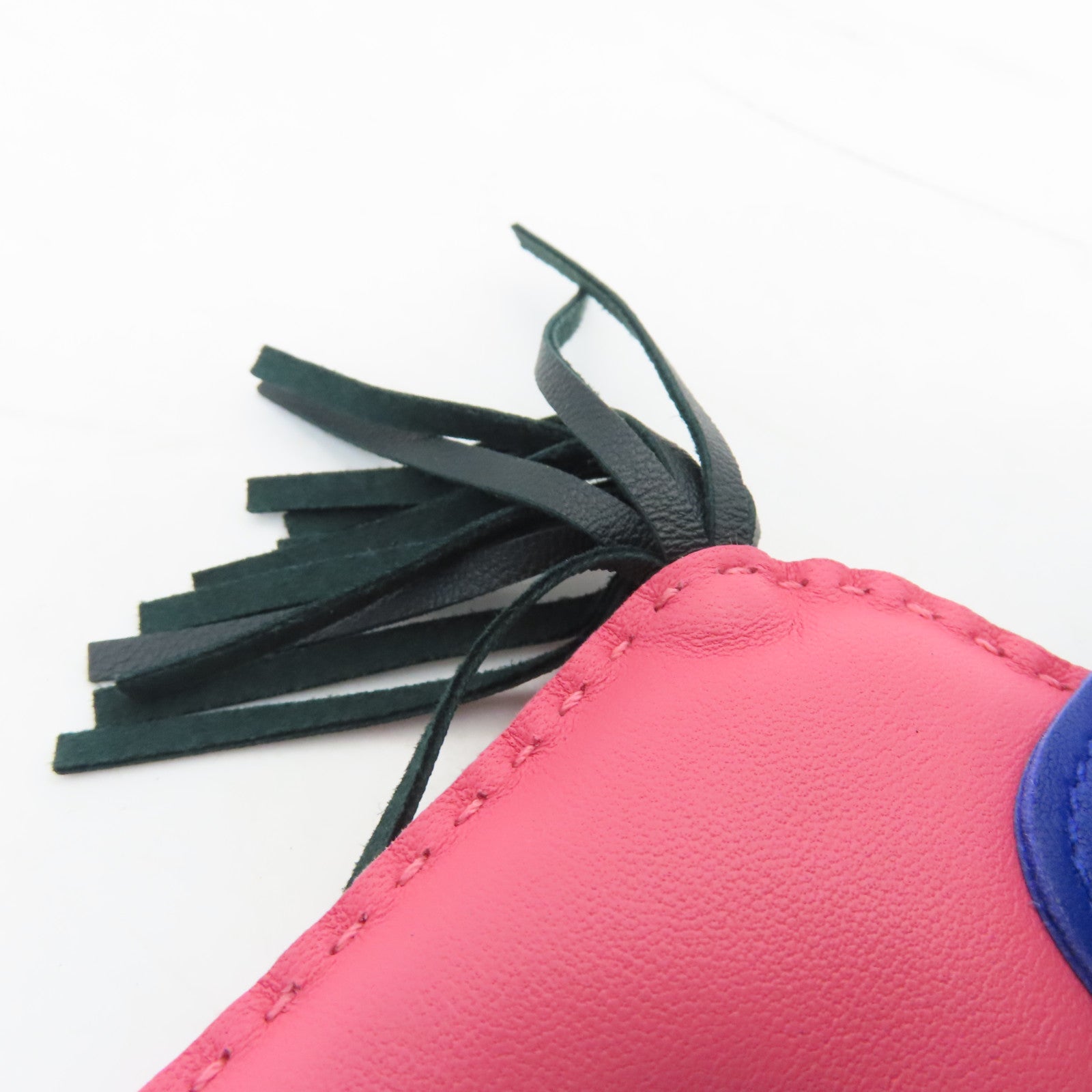 HERMES Swift Leather Rodeo MM Charm Charm Pink/Blue/Green