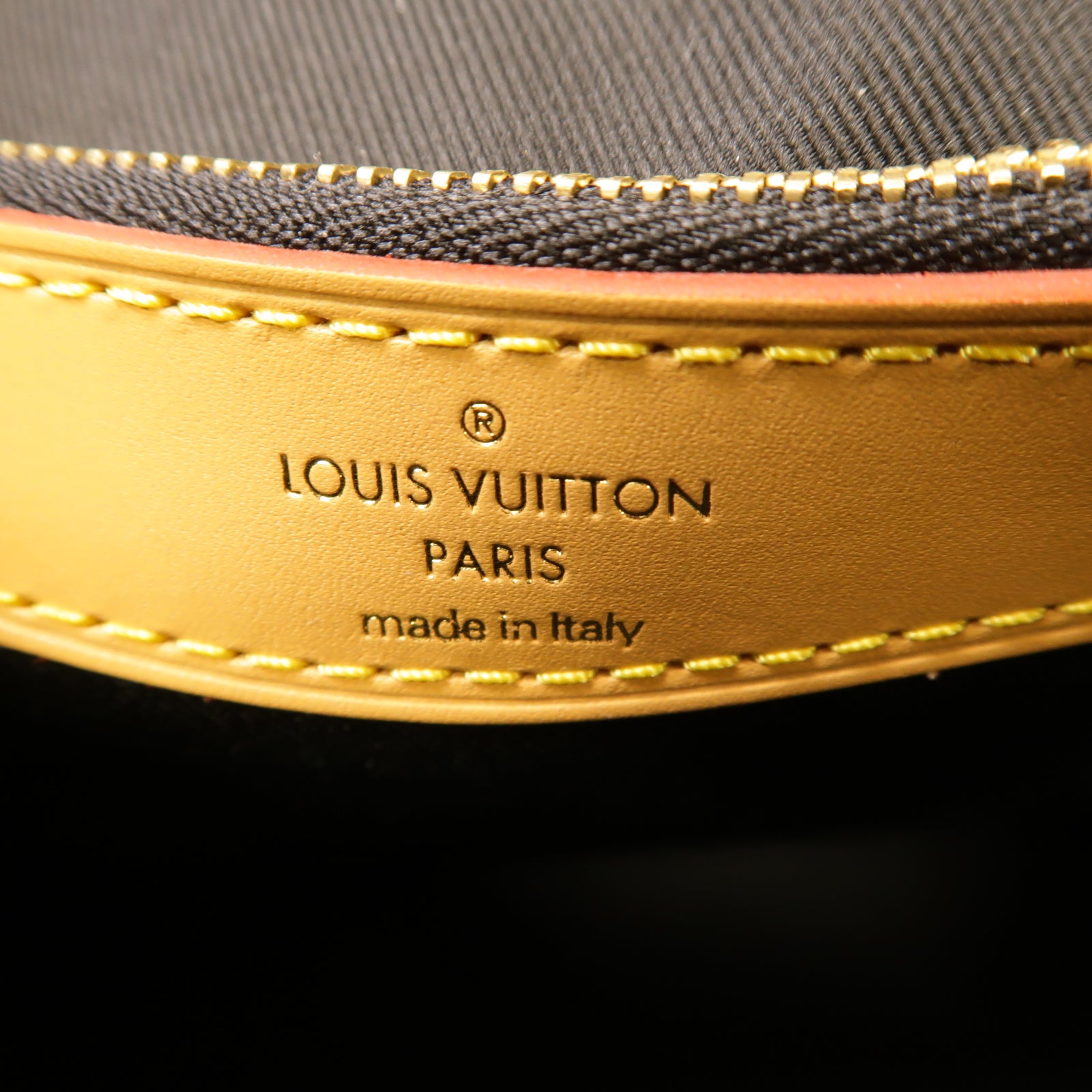 LOUIS VUITTON Monogram Diane金扣肩背袋棕色