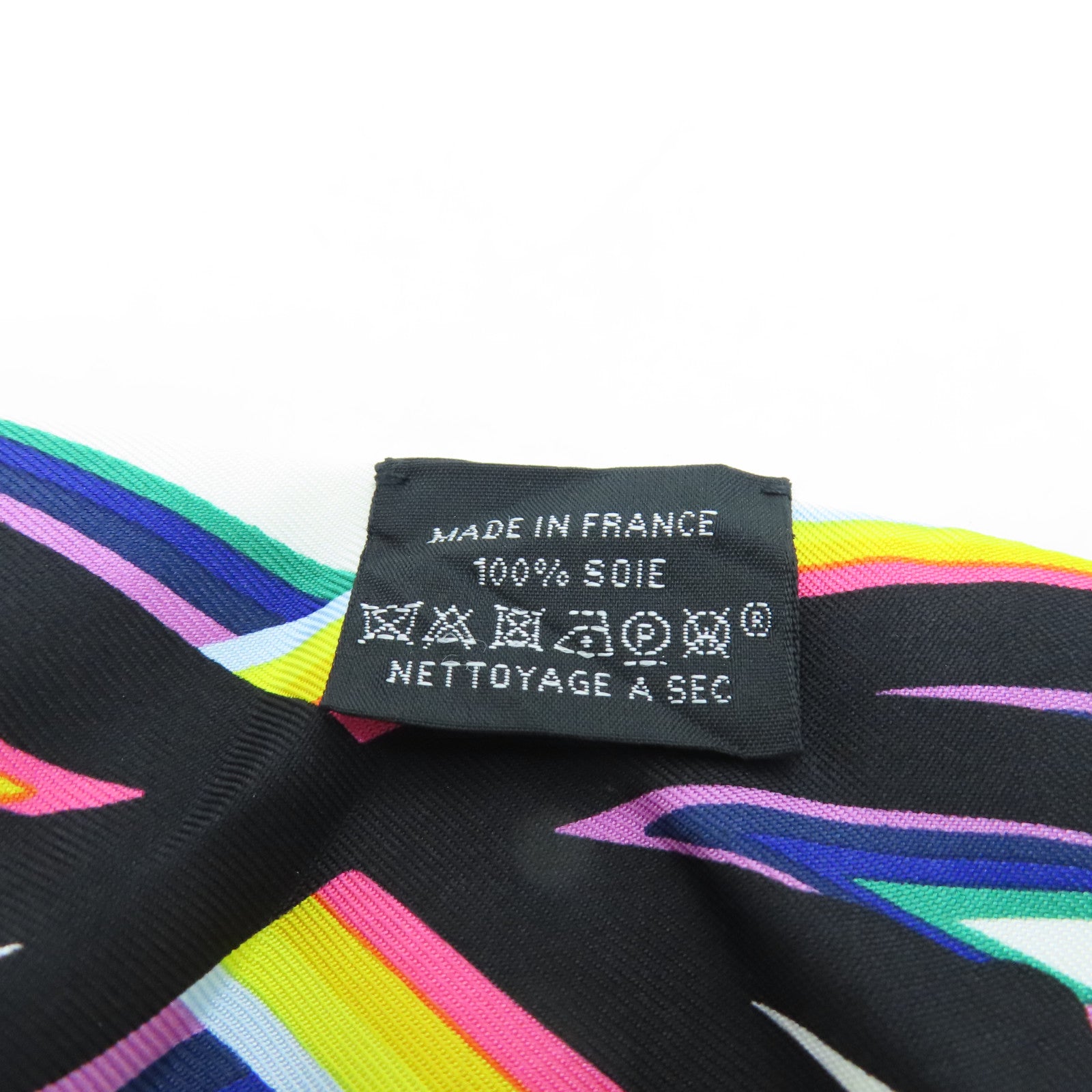 HERMES Silk Twilly Scarf Multicolor