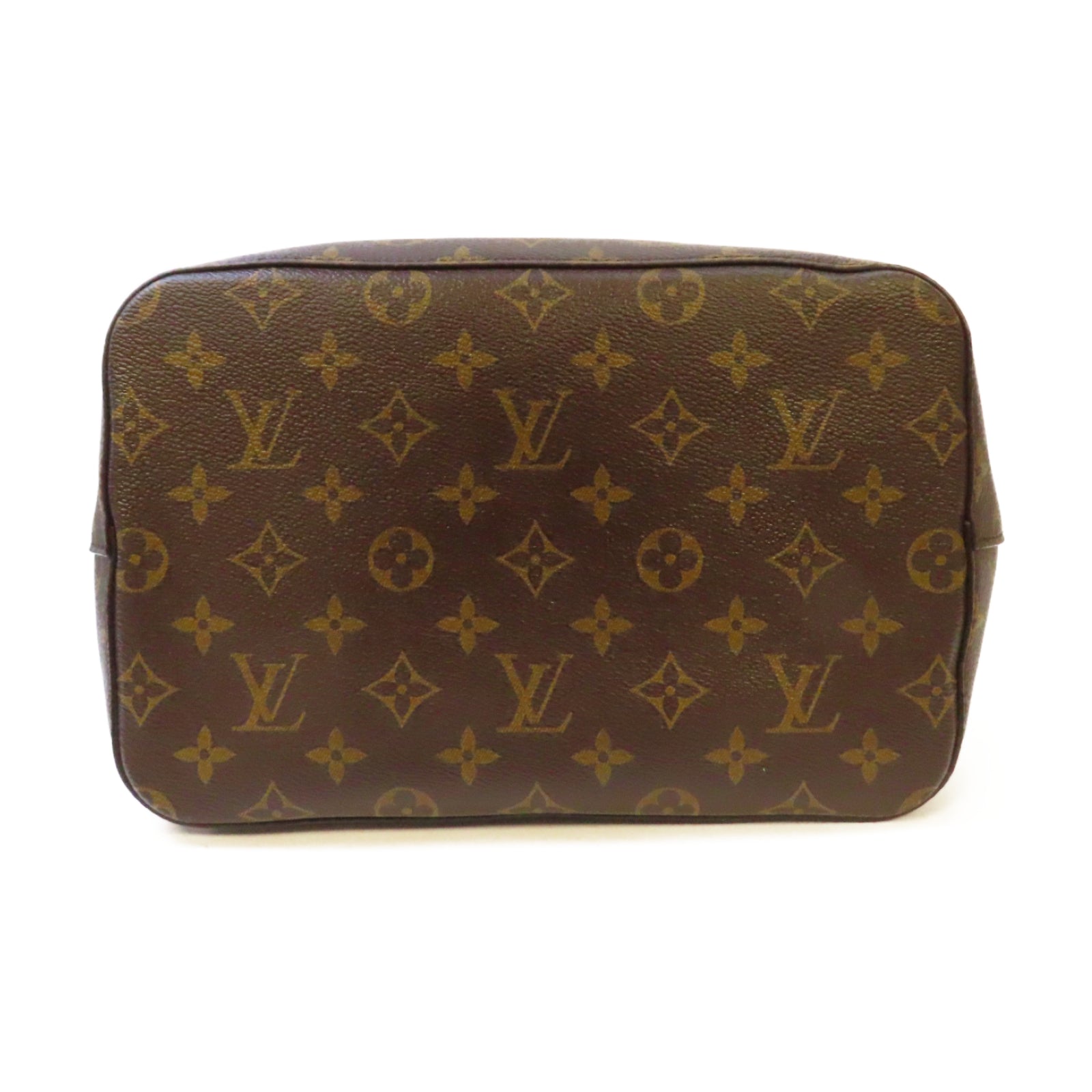 LOUIS VUITTON Monogram NeoNoe MM金扣肩背袋啡色/紅色