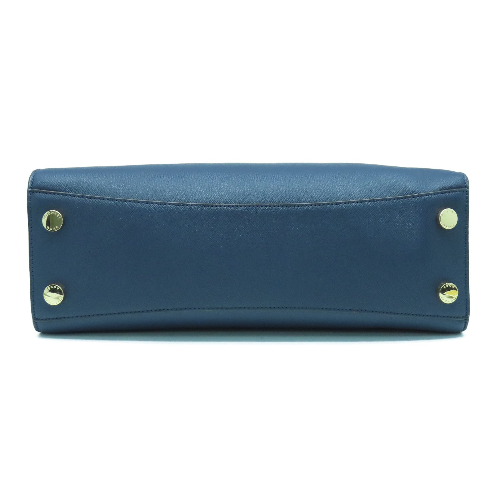 Michael Kors 牛皮皮革2way Shoulder Bag金扣手挽肩背两用袋深蓝色
