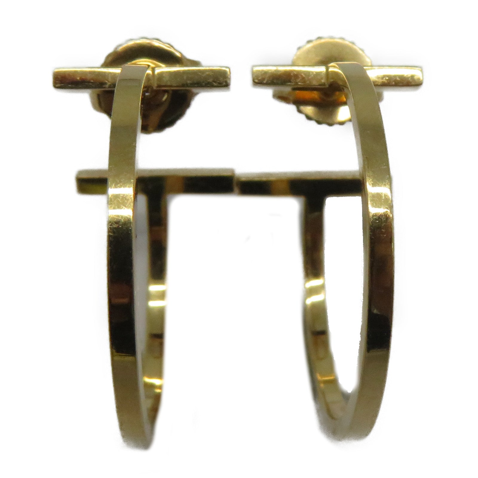 TIFFANY＆CO 18K玫瑰金Hoop Earrings耳環