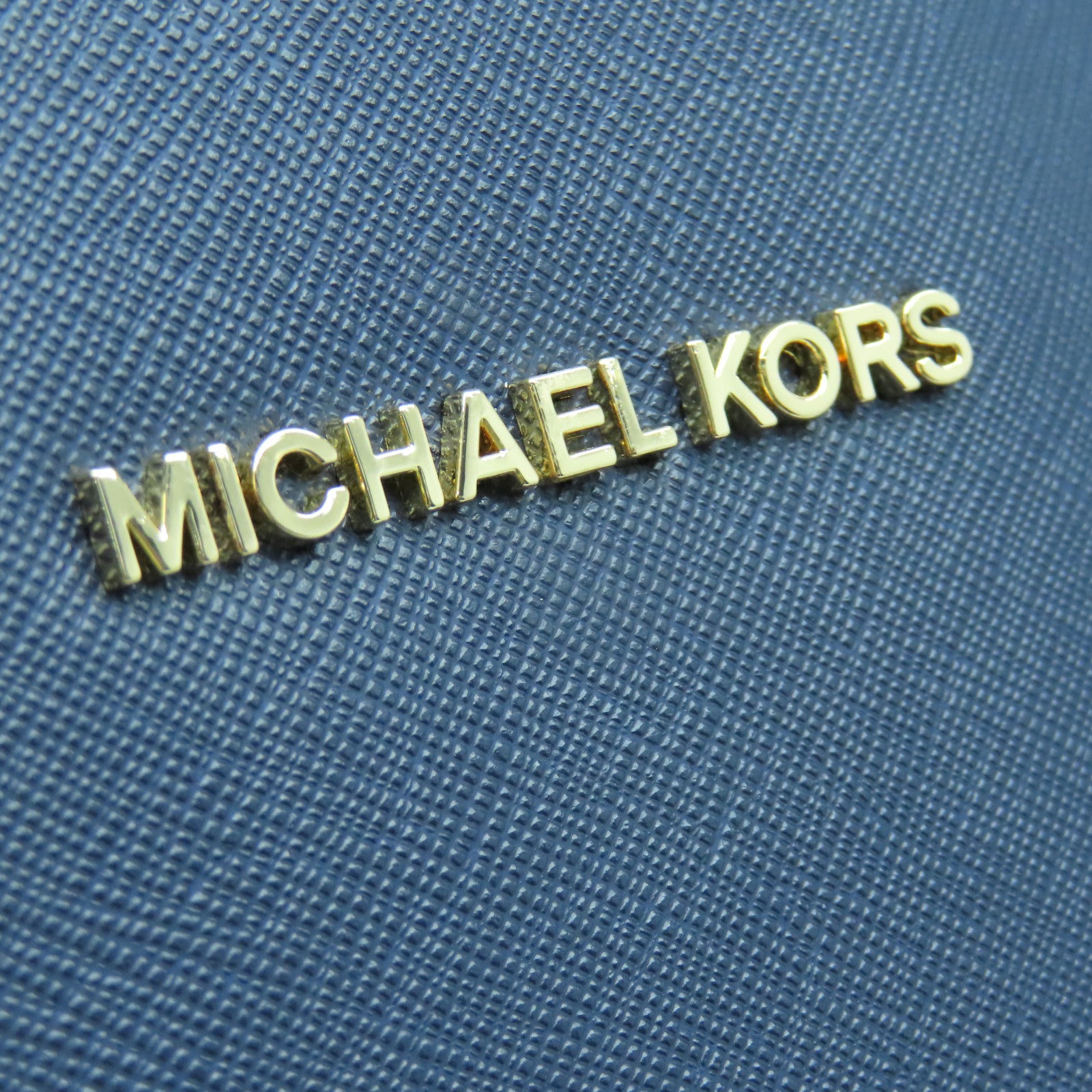 Michael Kors 牛皮皮革2way Shoulder Bag金扣手挽肩背两用袋深蓝色