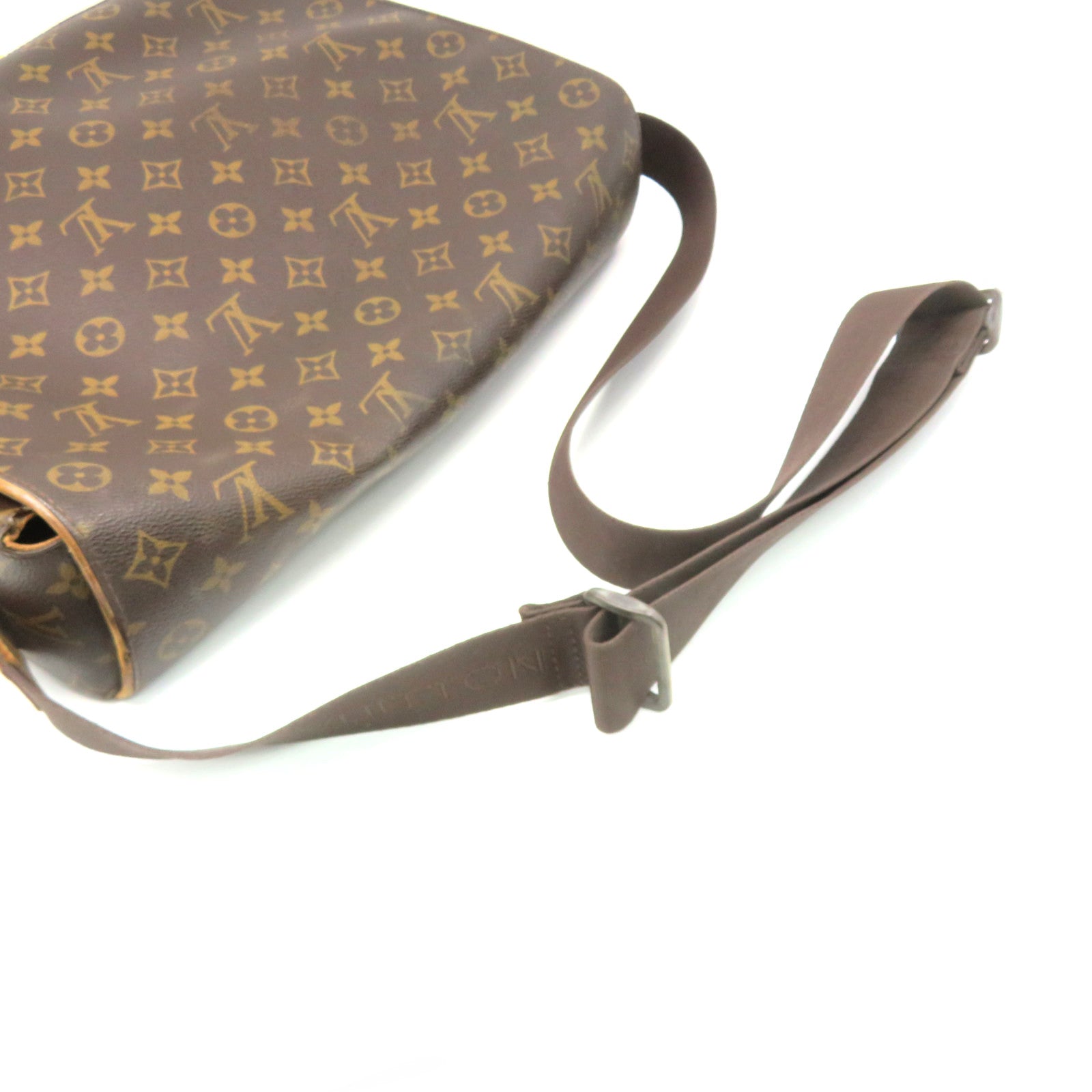 LOUIS VUITTON Monogram Abbesses Messenger Shoulder Bag brown