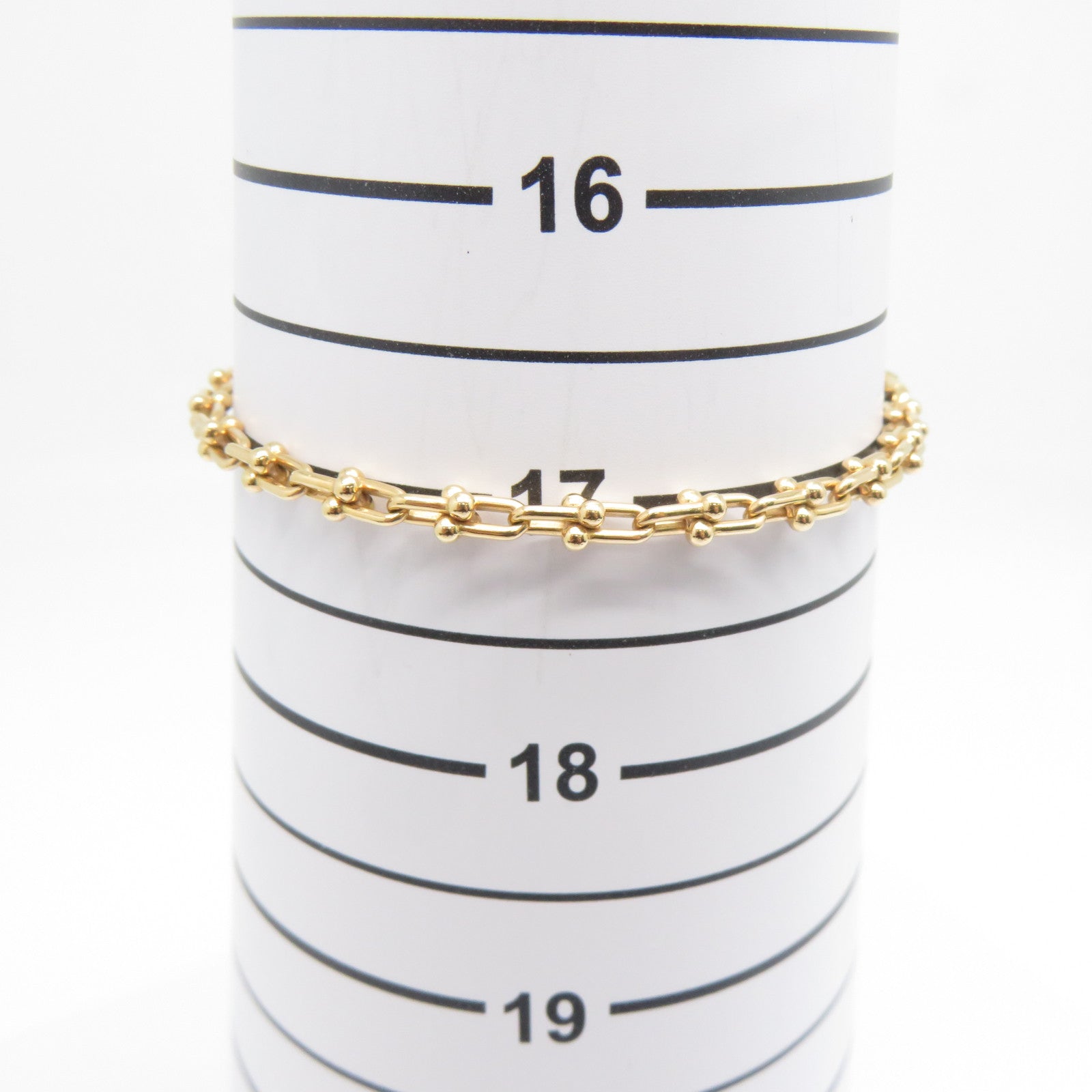 TIFFANY＆CO 18K玫瑰金HardWear Micro Link Bracelet手鏈
