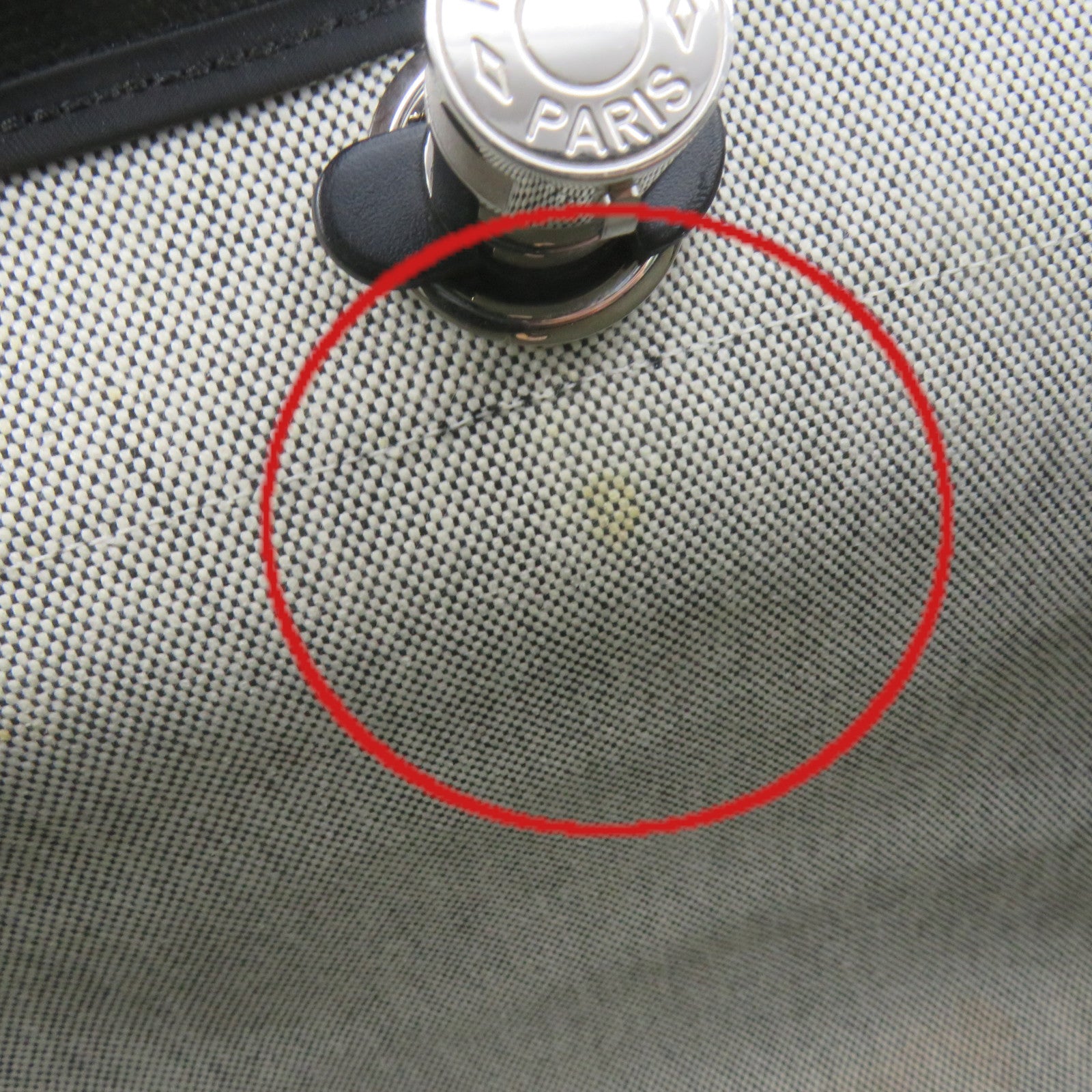 HERMES 帆布Herbag PM 2Way Shoulder Bag銀扣手挽肩背兩用袋黑色
