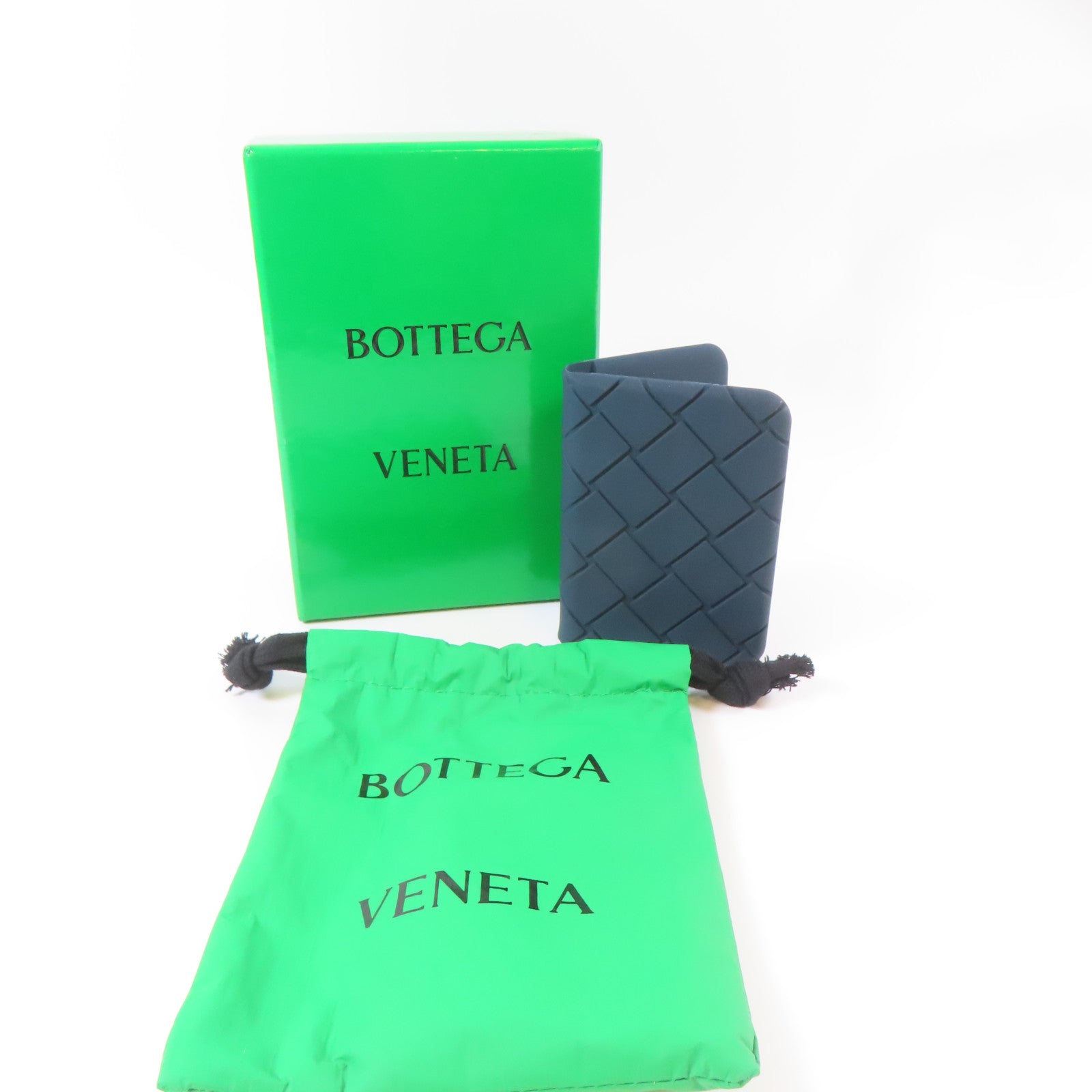 BOTTEGA VENETA PVC Card Case卡片套藍色
