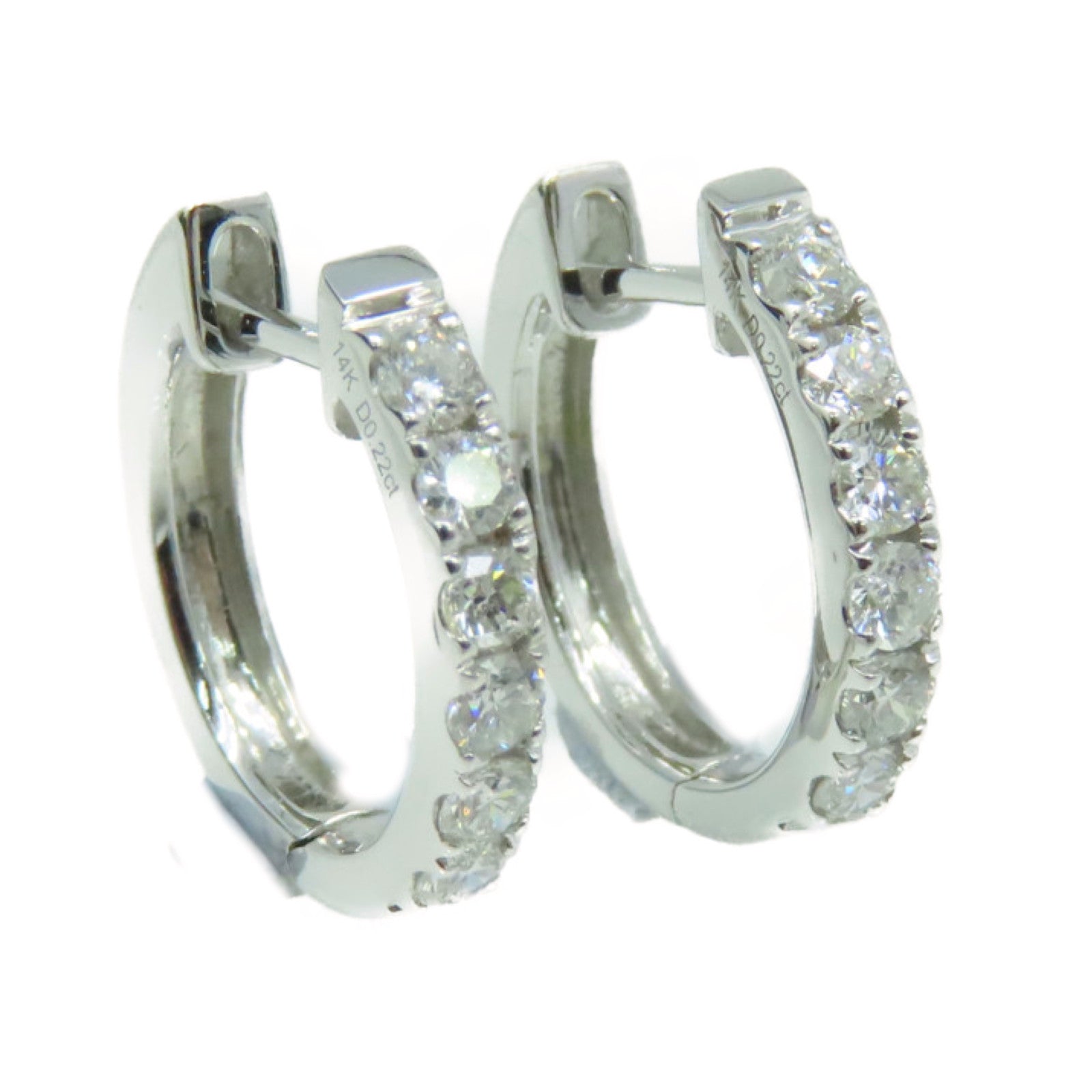 JEWELRY 【激減優惠】K14白金/0.44ct鑽石Diamond Earrings耳環