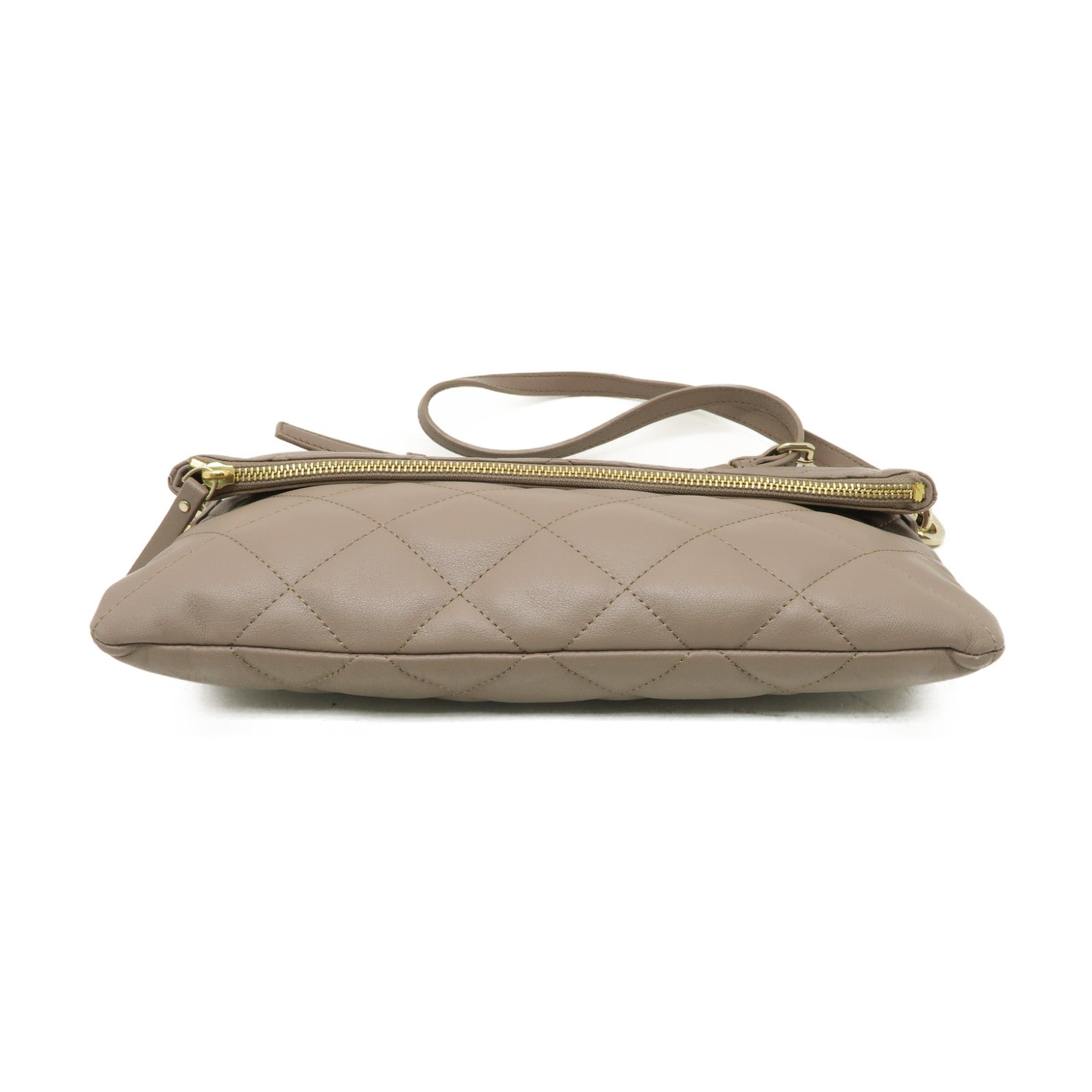 Kate Spade 牛皮皮革Shoulder Bag金扣肩背袋灰色