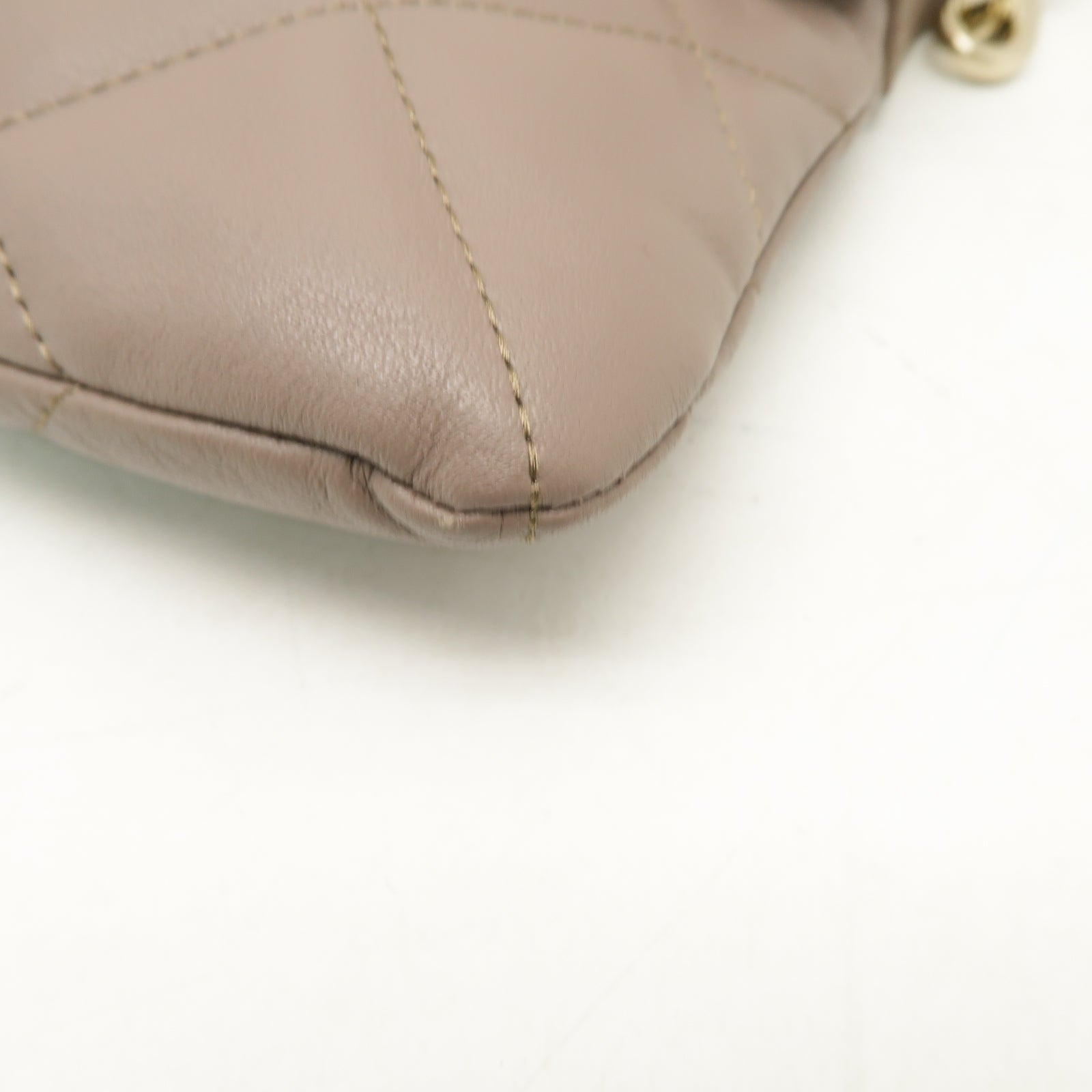 Kate Spade 牛皮皮革Shoulder Bag金扣肩背袋灰色