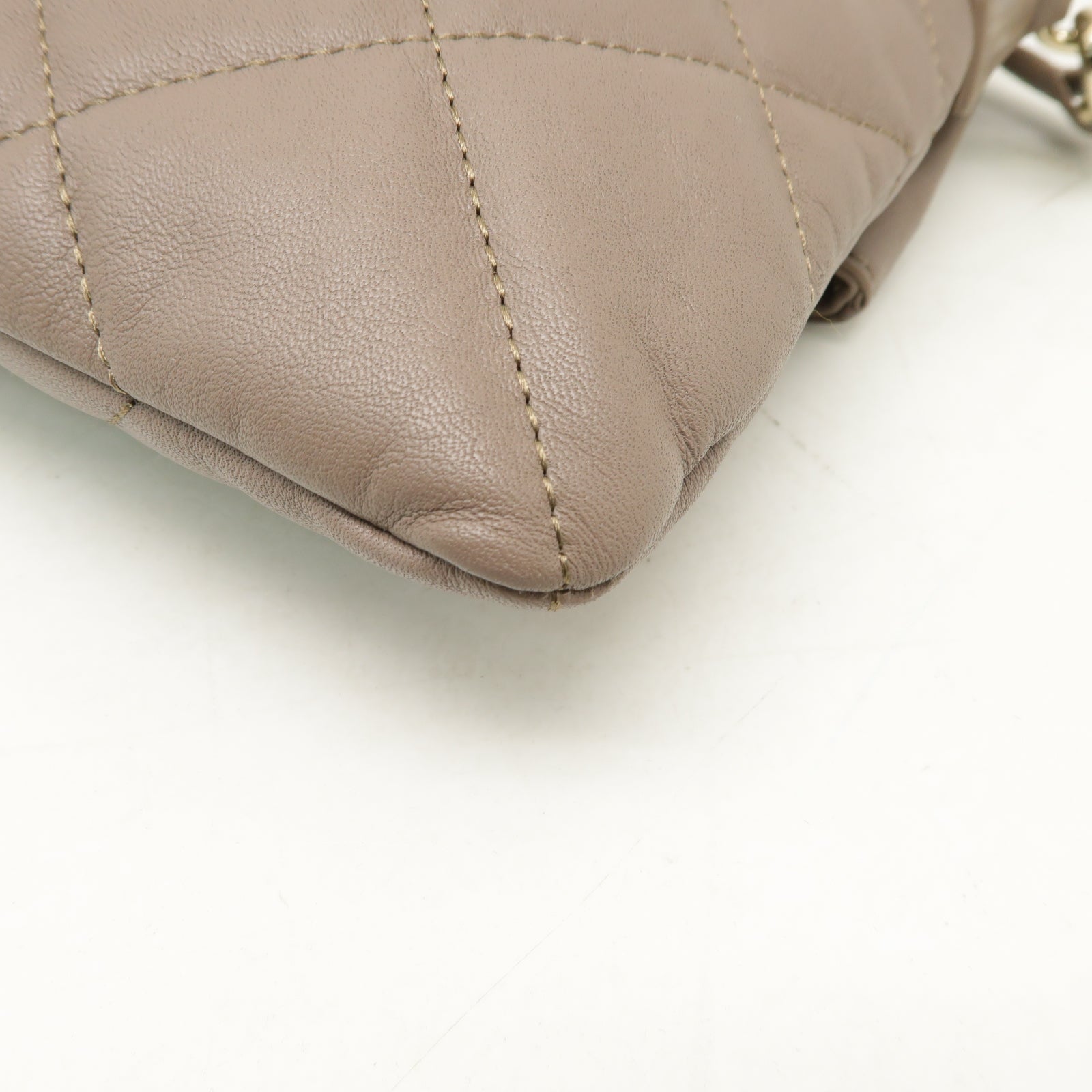 Kate Spade 牛皮皮革Shoulder Bag金扣肩背袋灰色