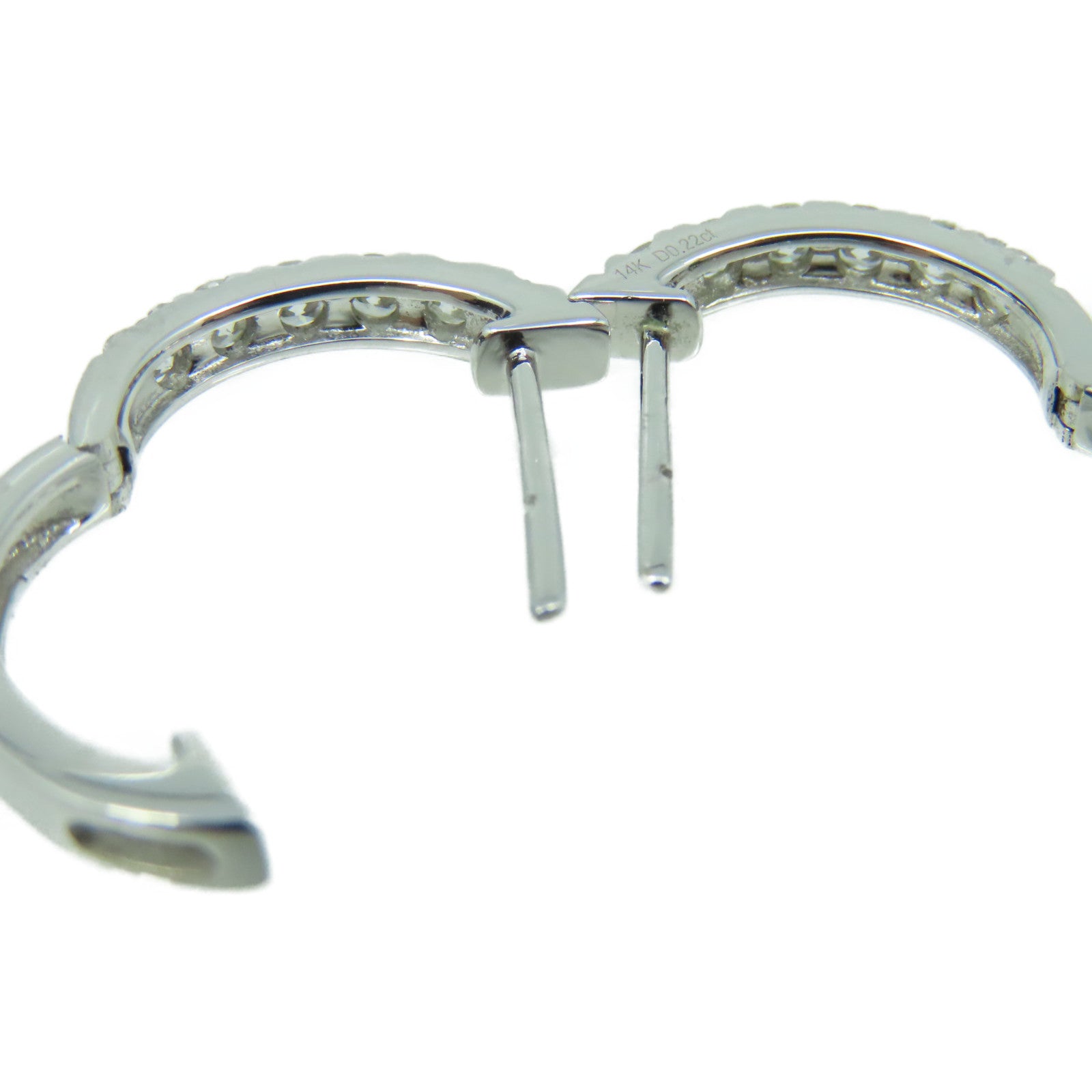 JEWELRY 【激減優惠】K14白金/0.44ct鑽石Diamond Earrings耳環