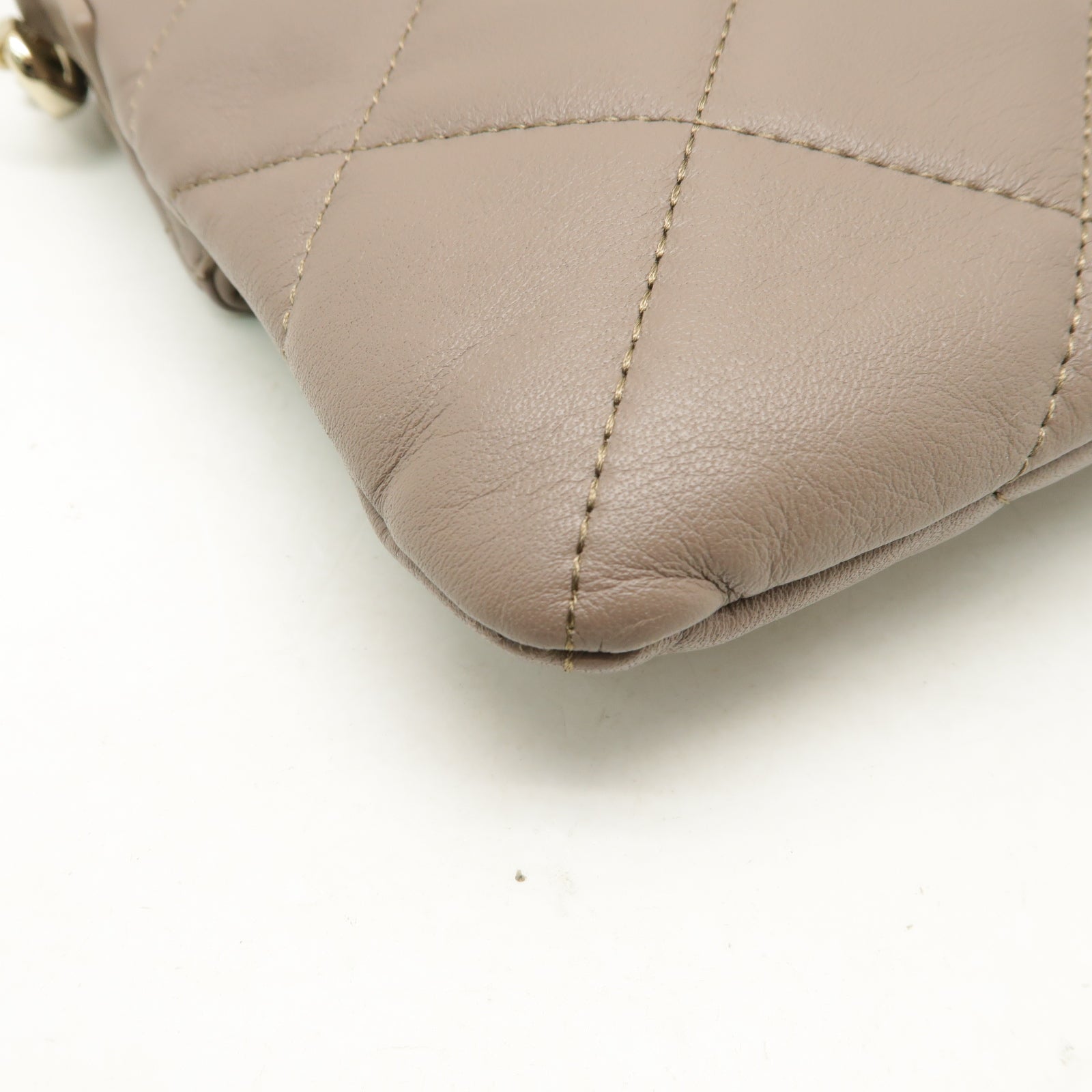 Kate Spade 牛皮皮革Shoulder Bag金扣肩背袋灰色