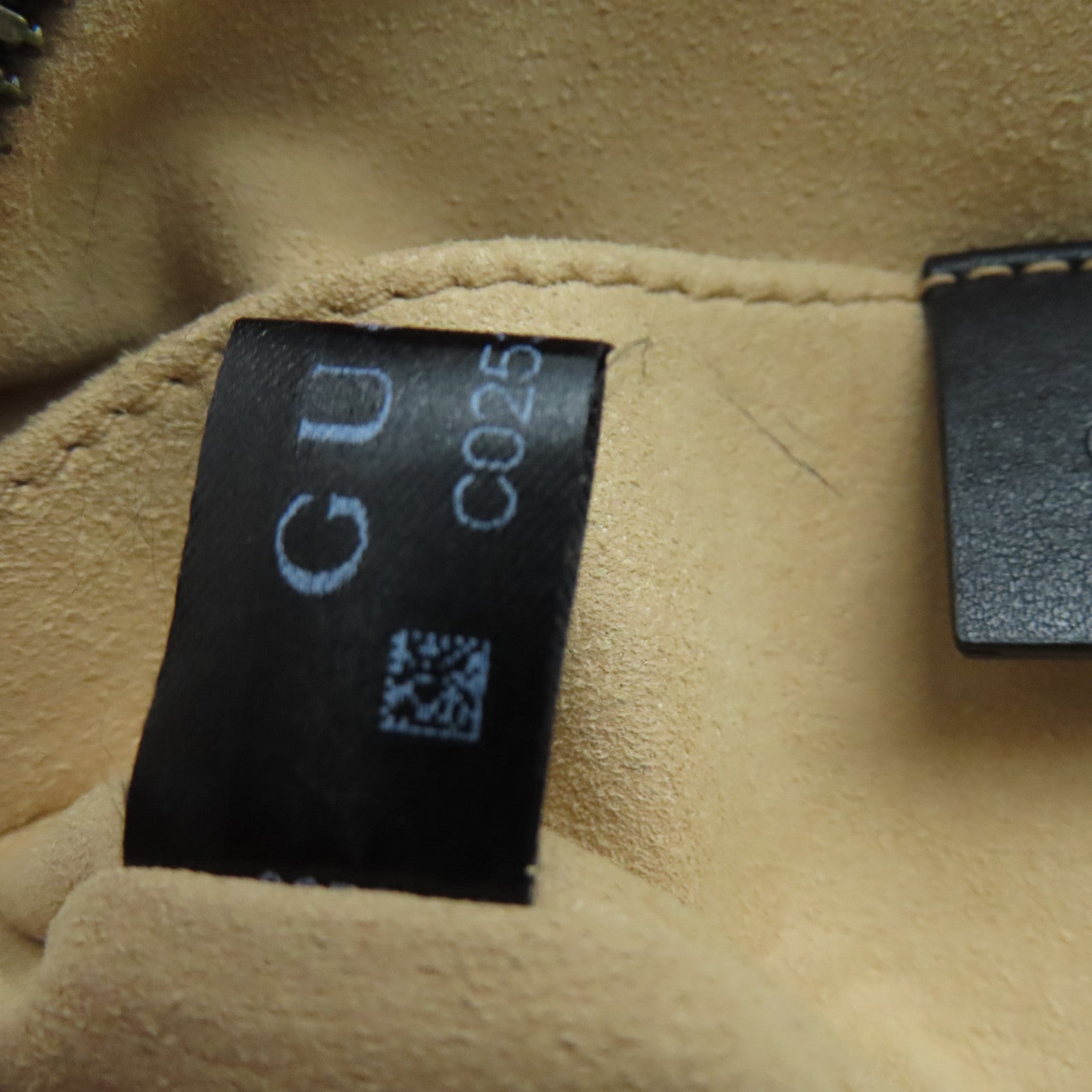 GUCCI 牛皮皮革GG Marmont金扣腰包黑色