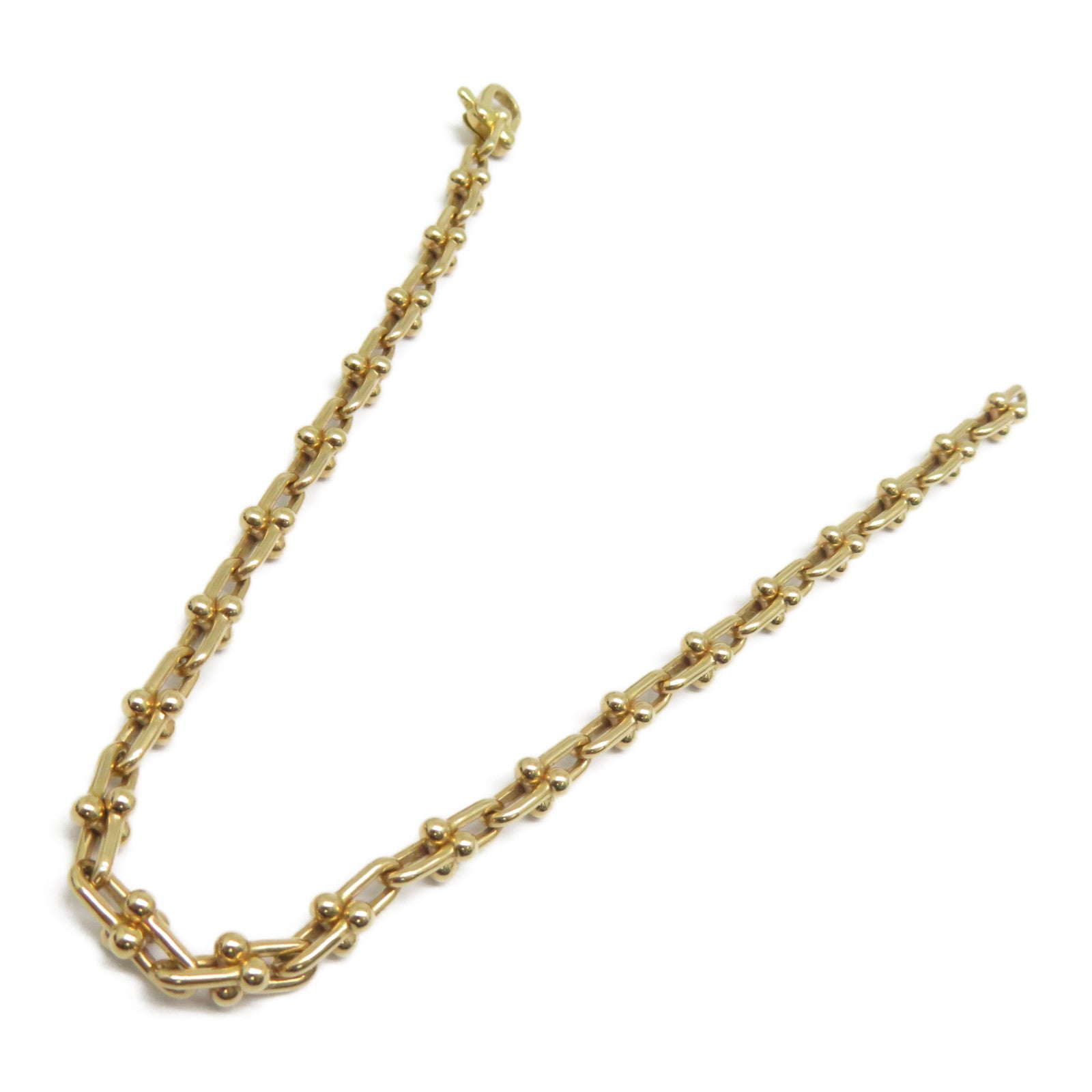 TIFFANY＆CO 18K玫瑰金HardWear Micro Link Bracelet手鏈