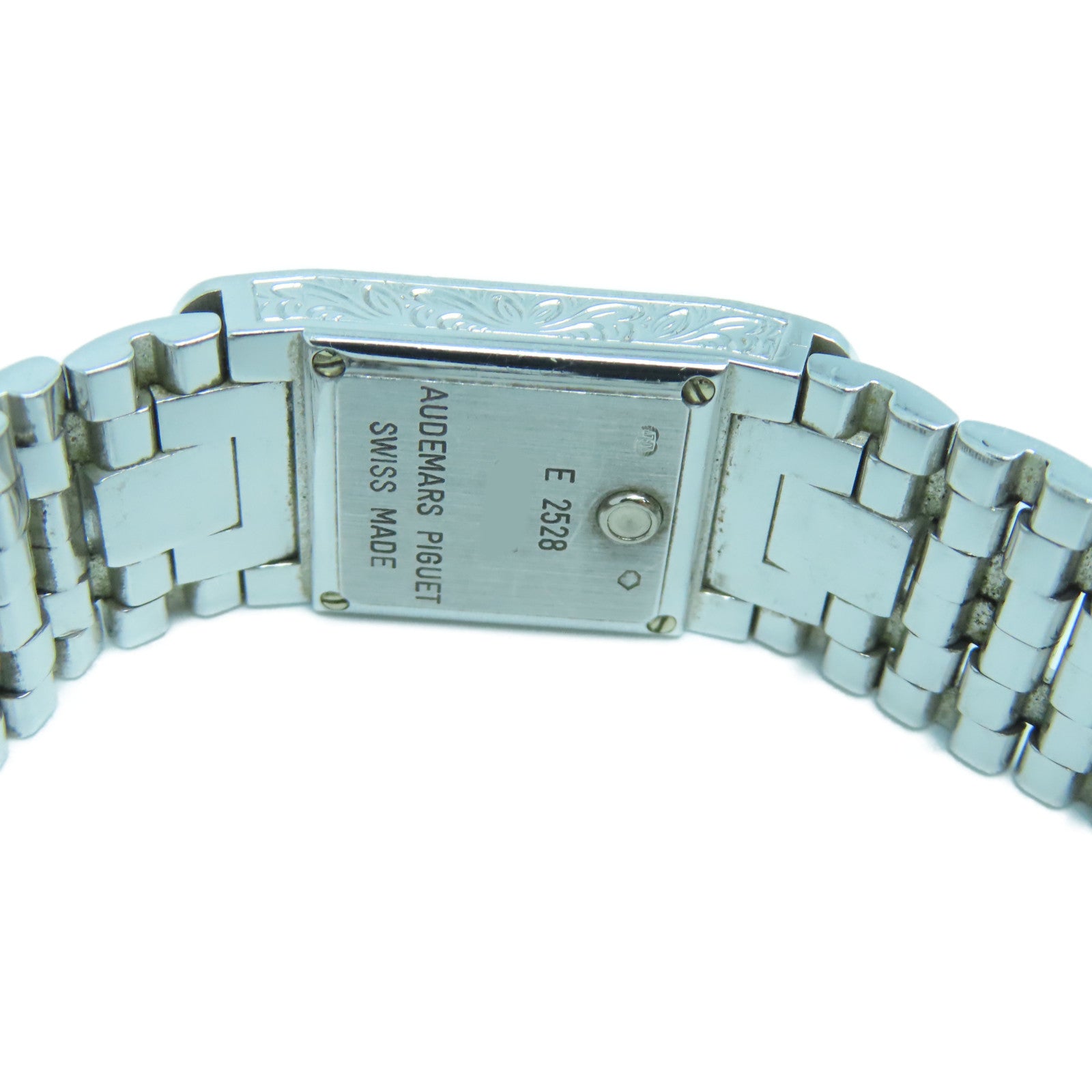 AUDEMARS PIGUET Charleston 18K白金鑽石手錶石英機芯白色