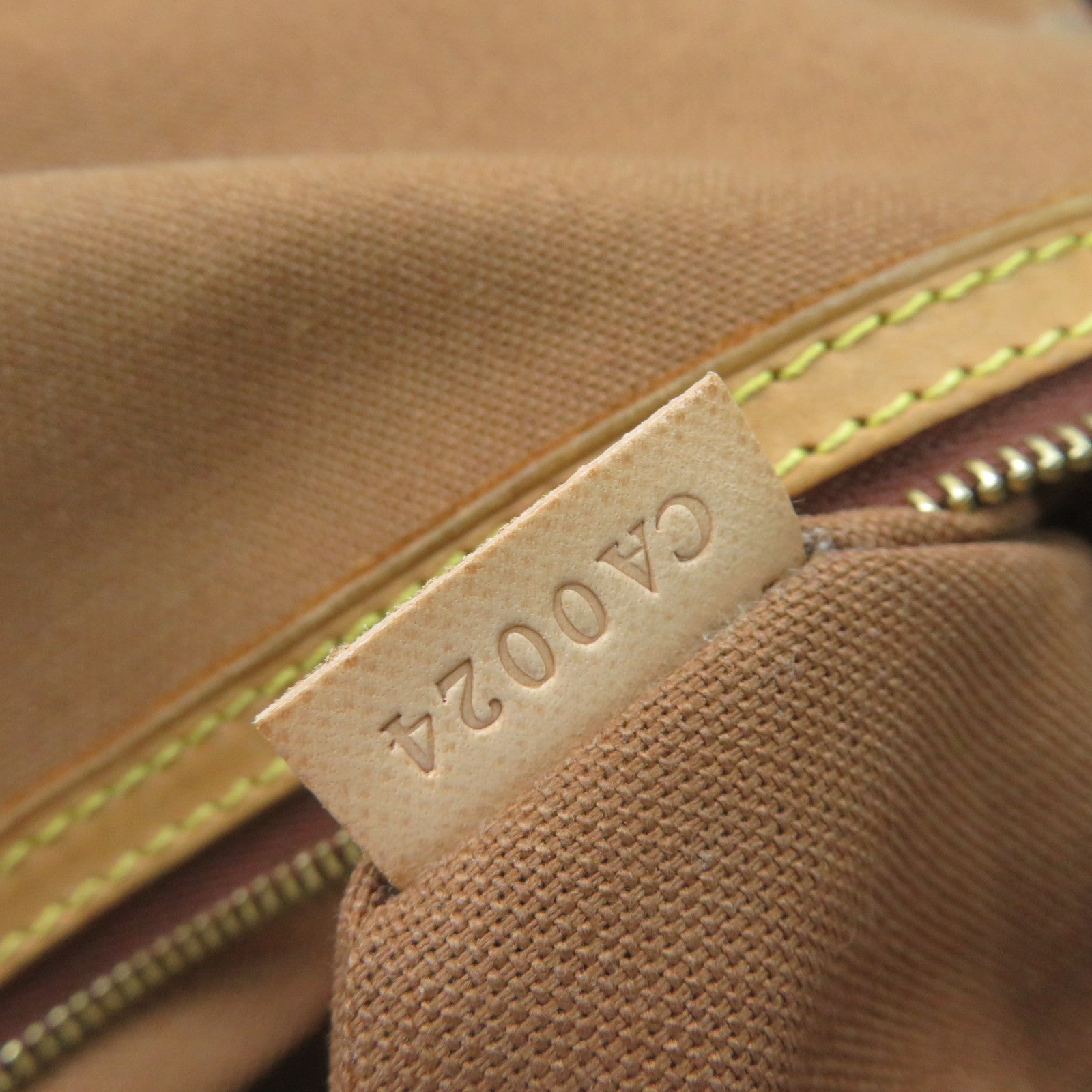 LOUIS VUITTON Monogram Abbesses Messenger Shoulder Bag brown