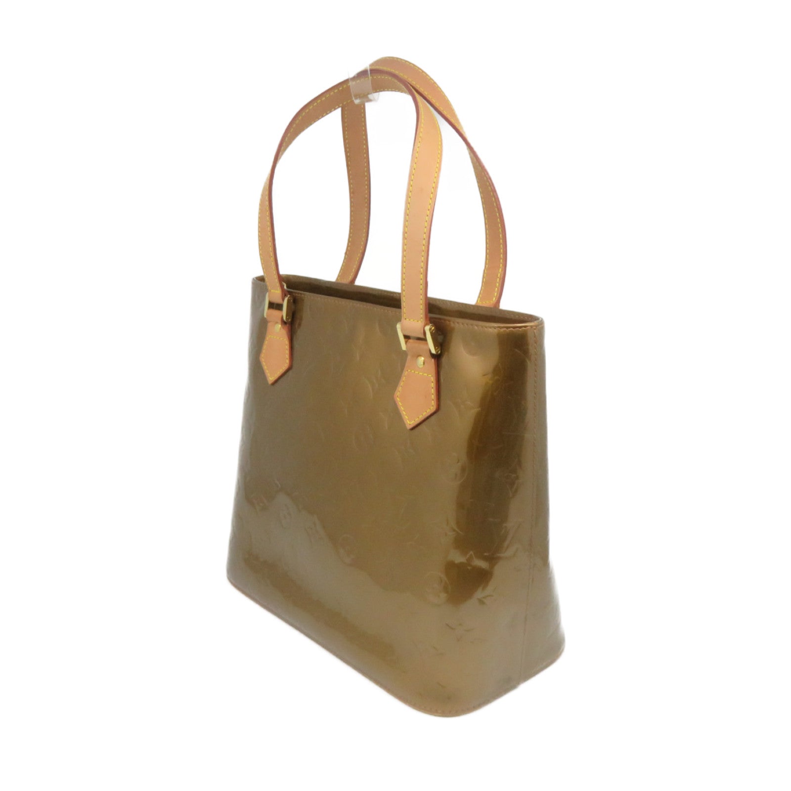 LOUIS VUITTON 【激減優惠】Vernis Houston PM Tote Bag肩背袋金啡色