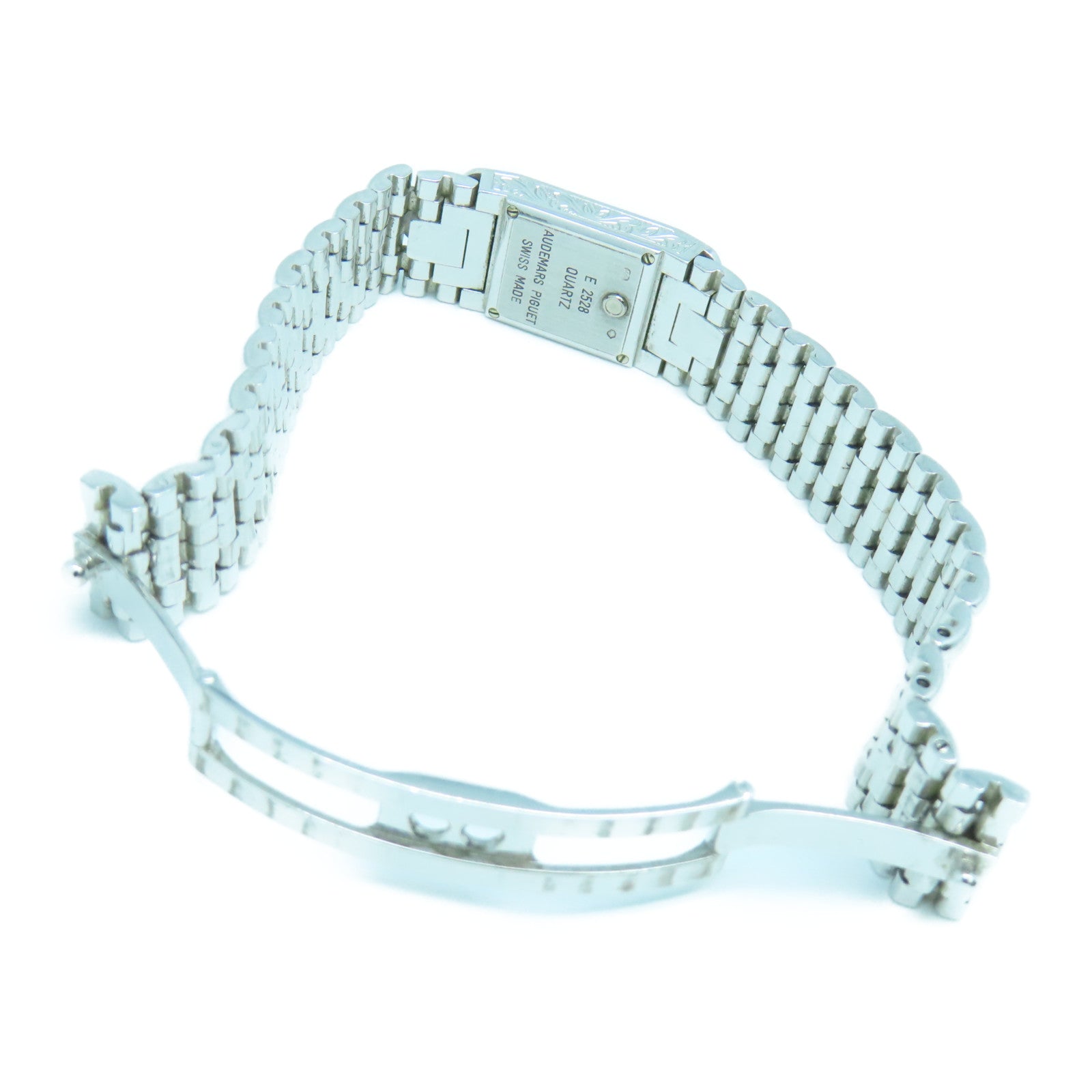 AUDEMARS PIGUET Charleston 18K白金鑽石手錶石英機芯白色