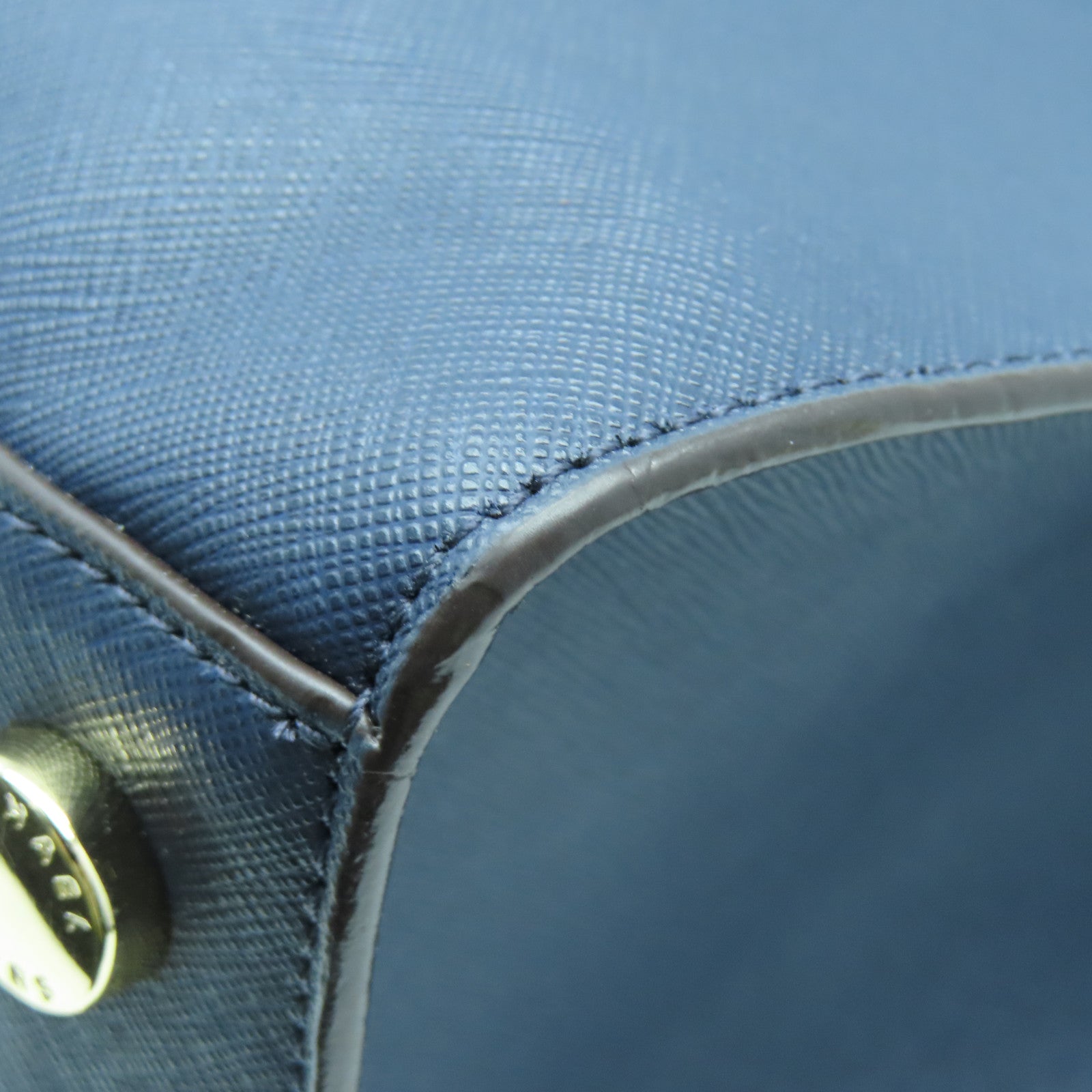 Michael Kors 牛皮皮革2way Shoulder Bag金扣手挽肩背两用袋深蓝色